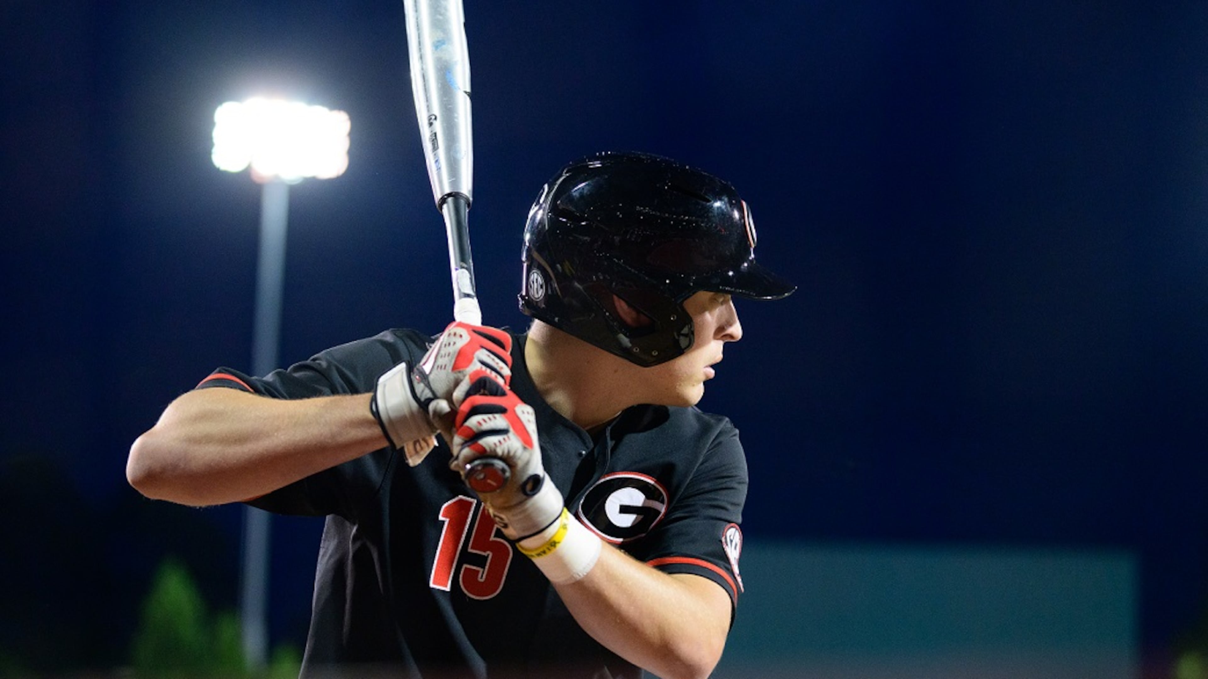 Cole Tate's home run was a bright spot for the Bulldogs. (Photo UGA Athletics / Rob Davis)