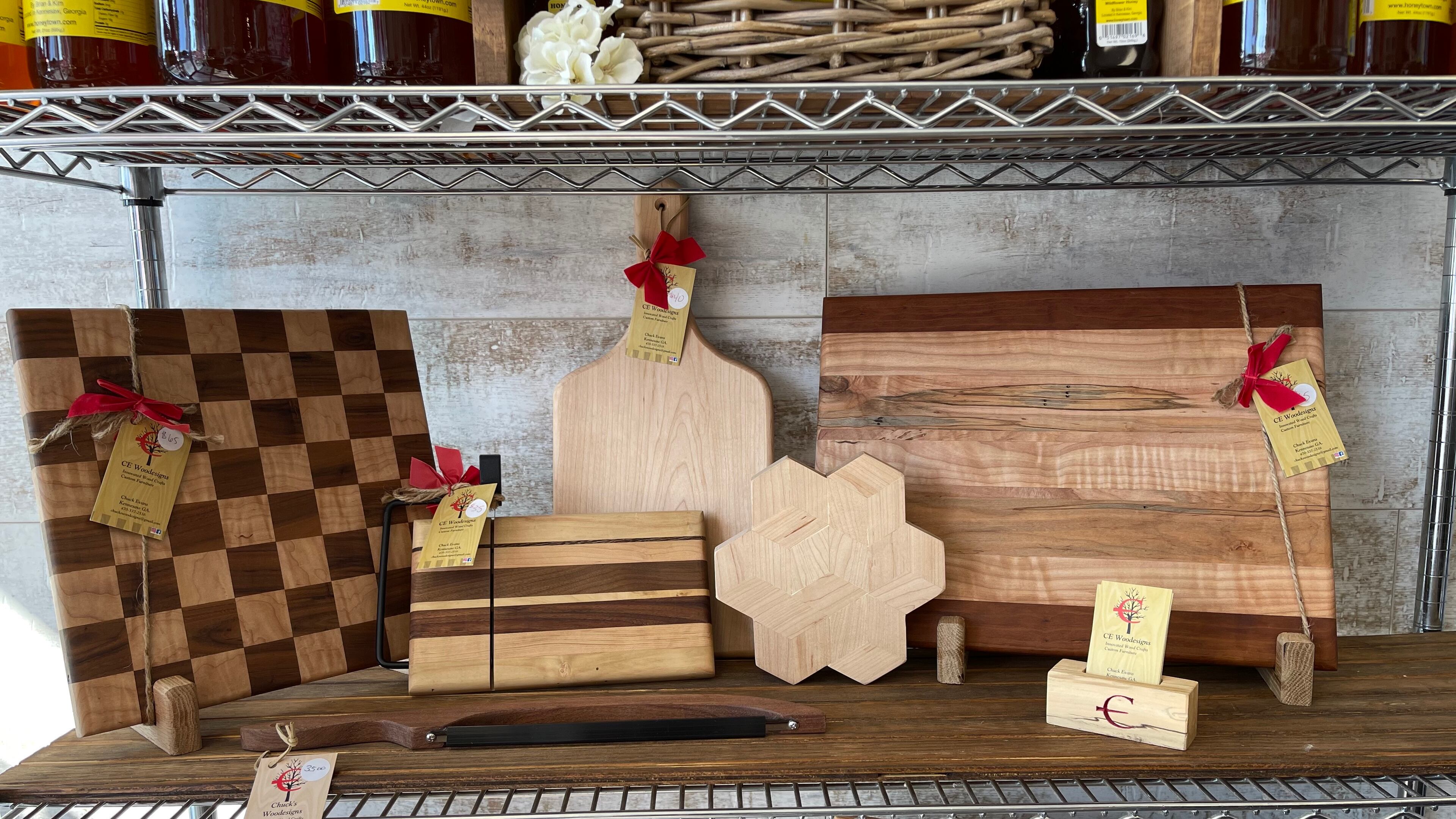 A cutting board from the Market at Gabriel’s. Courtesy of Isabel Ohshiro