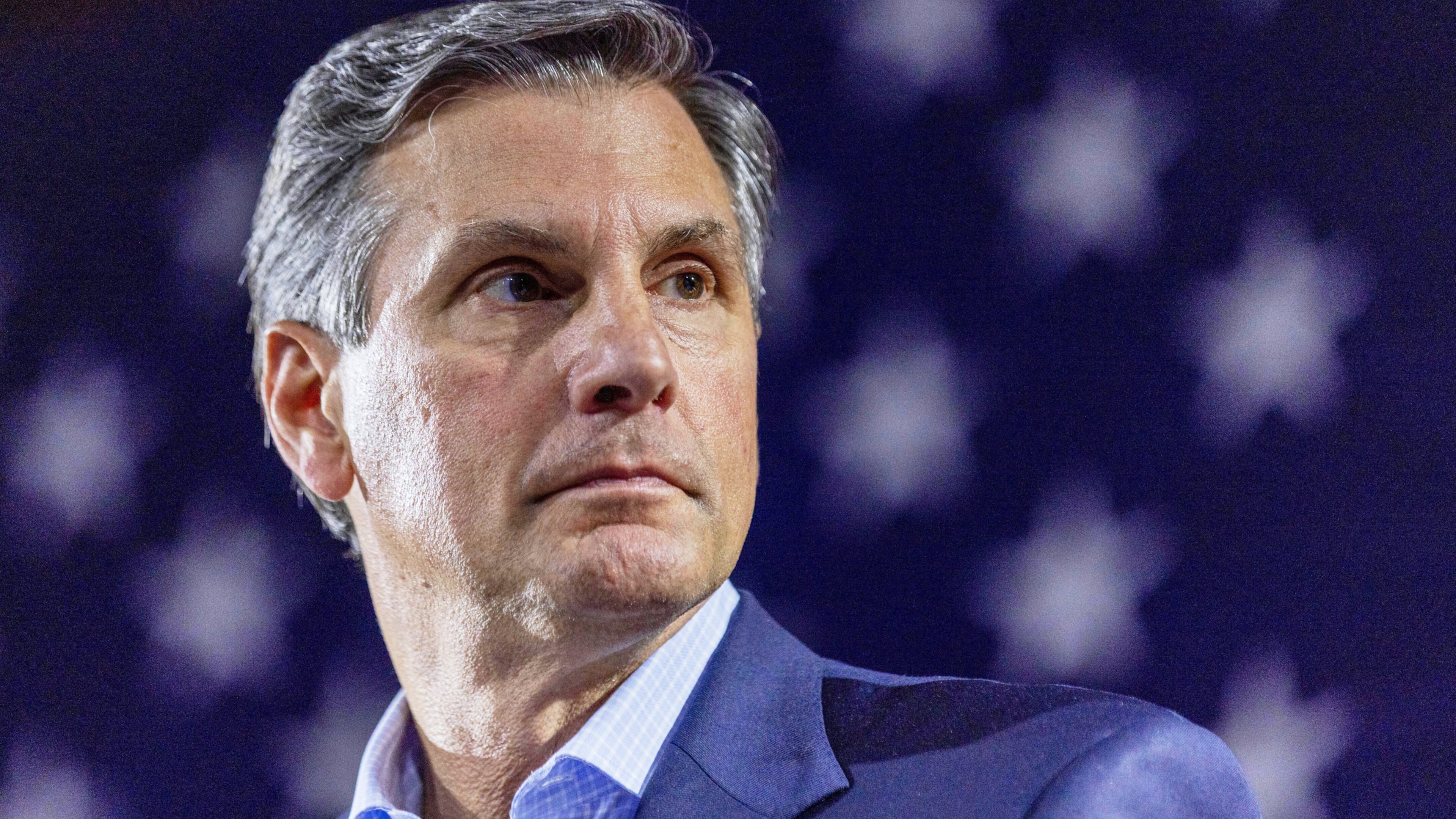 Derek Dooley, a Republican candidate for Senate in Georgia, attends an Atlanta Young Republicans event in February. (Alyssa Pointer/AP)