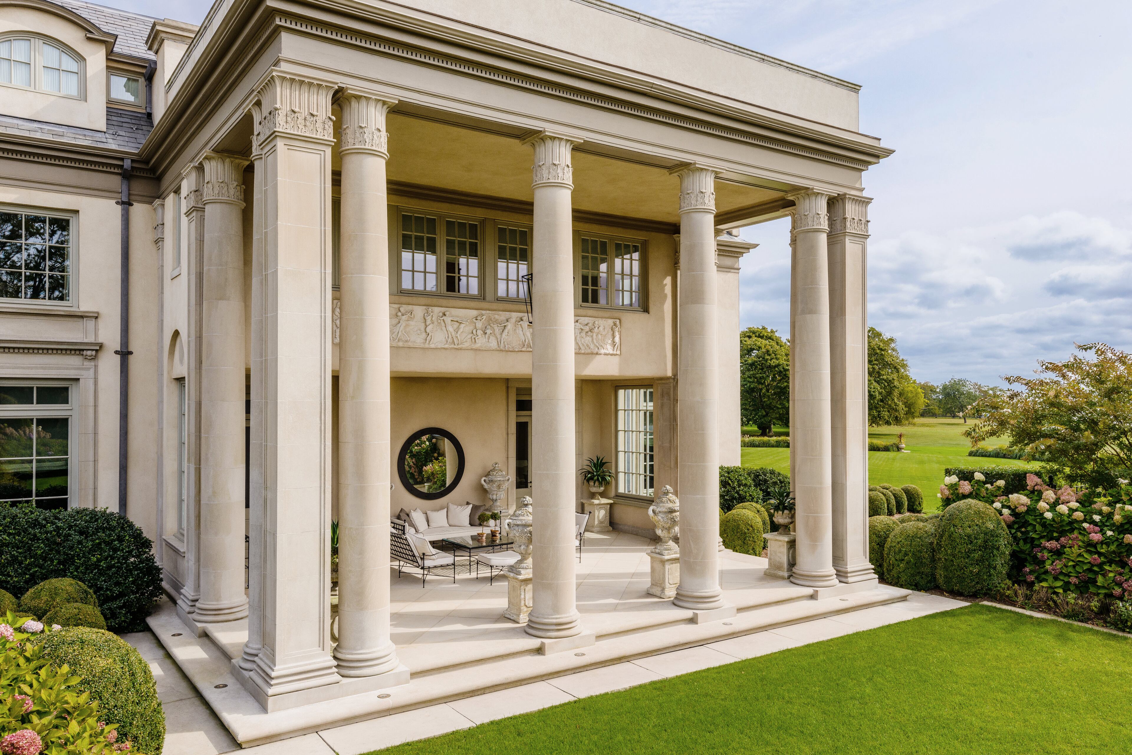 Shoe designer and Nine West co-founder Vince Camuto's Hamptons home has hit the market for $49.5 million. The 22,000-square-foot estate includes 11 bedrooms, 16 bathrooms, a ballroom, a large eat-in kitchen, a den, a library, a wine cellar, an office, a studio, a study and a formal dining room. The 7.6-acre property also features a guest house, swimming pool and dock. For more information, visit https://www.toptenrealestatedeals.com/homes/weekly-ten-best-home-deals/2013/11-12-2013/.