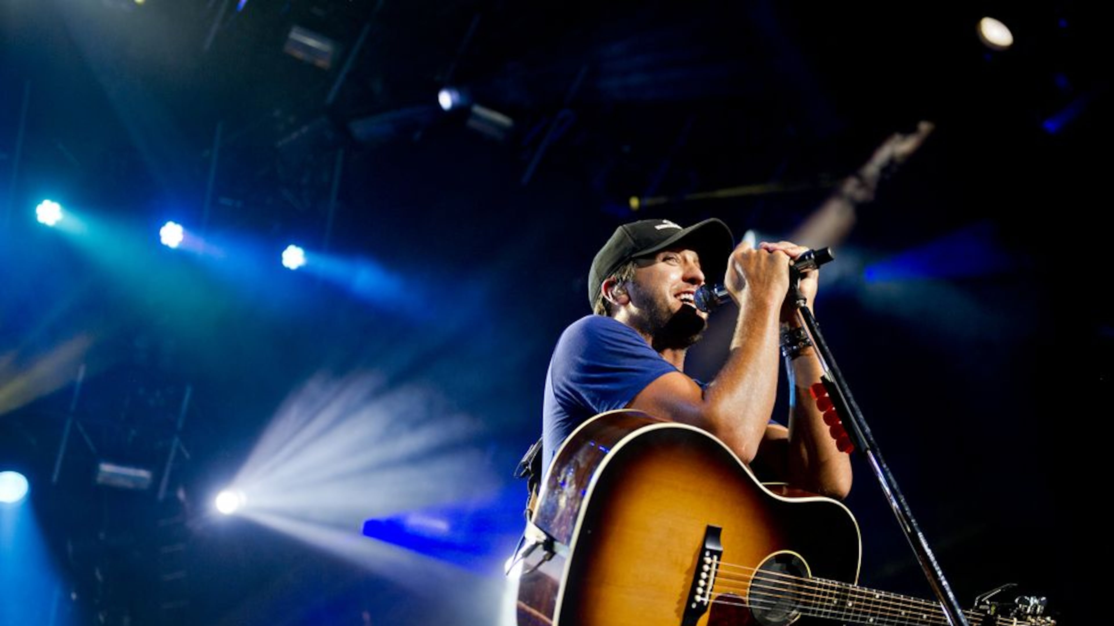 Luke Bryan will have much to celebrate at Philips Arena this weekend, at Philips Arena. Photo: Jonathan Phillips/Special to the AJC