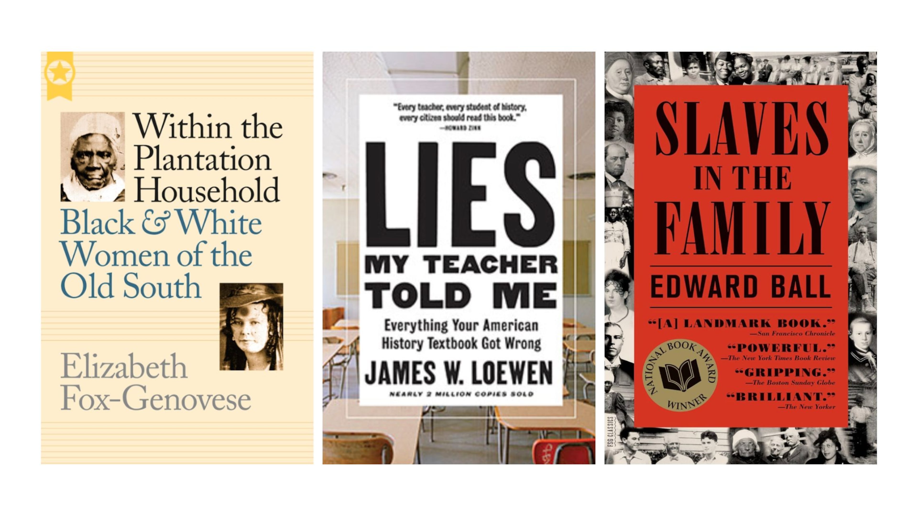 (Courtesy of University of North Carolina Press / The New Press / Yale University Press)