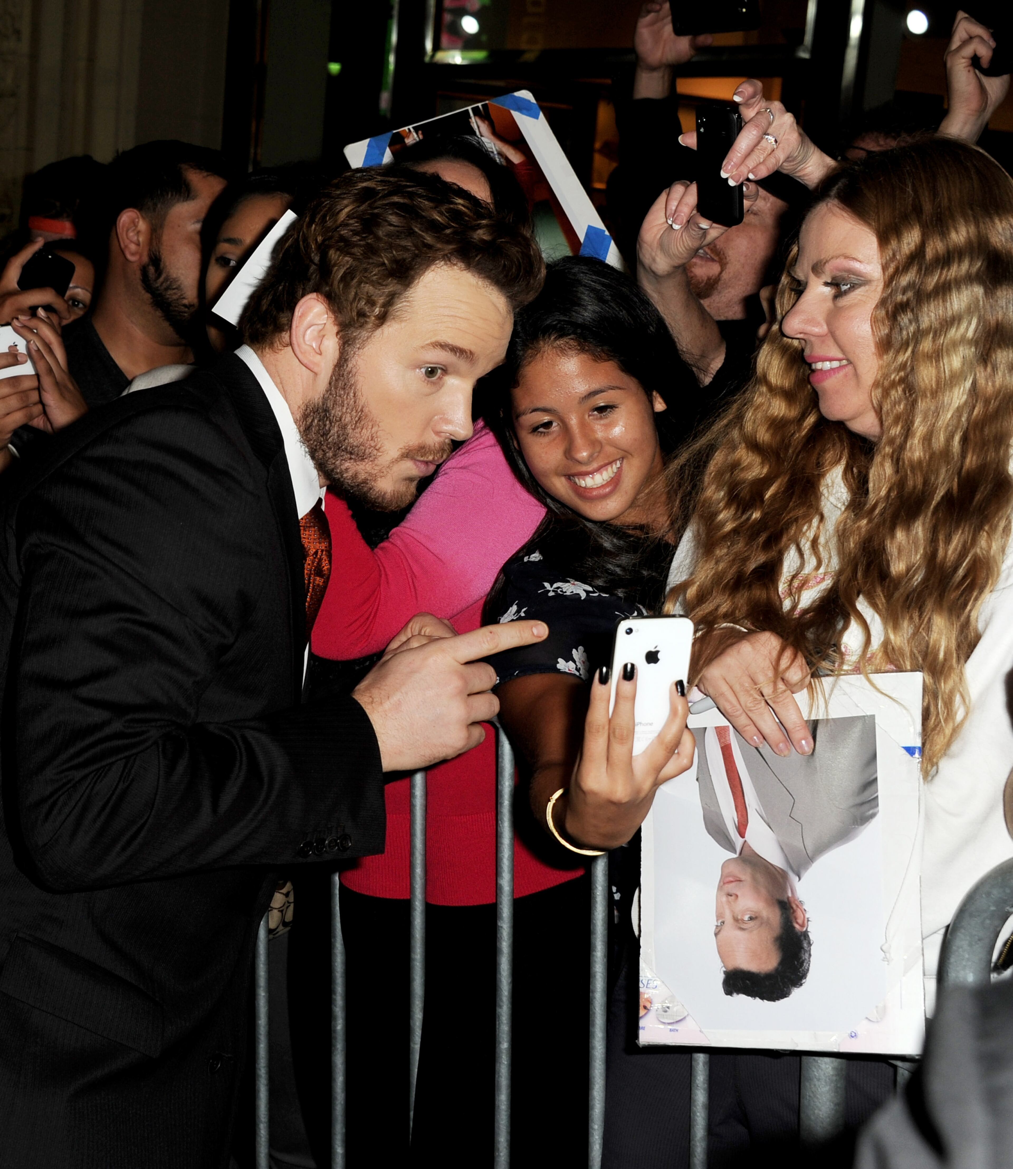 LOS ANGELES, CA - NOVEMBER 03: Actor Chris Pratt arrives at the premiere of DreamWorks Pictures' "Delivery Man" at the El Capitan Theatre on November 3, 2013 in Los Angeles, California. (Photo by Kevin Winter/Getty Images)