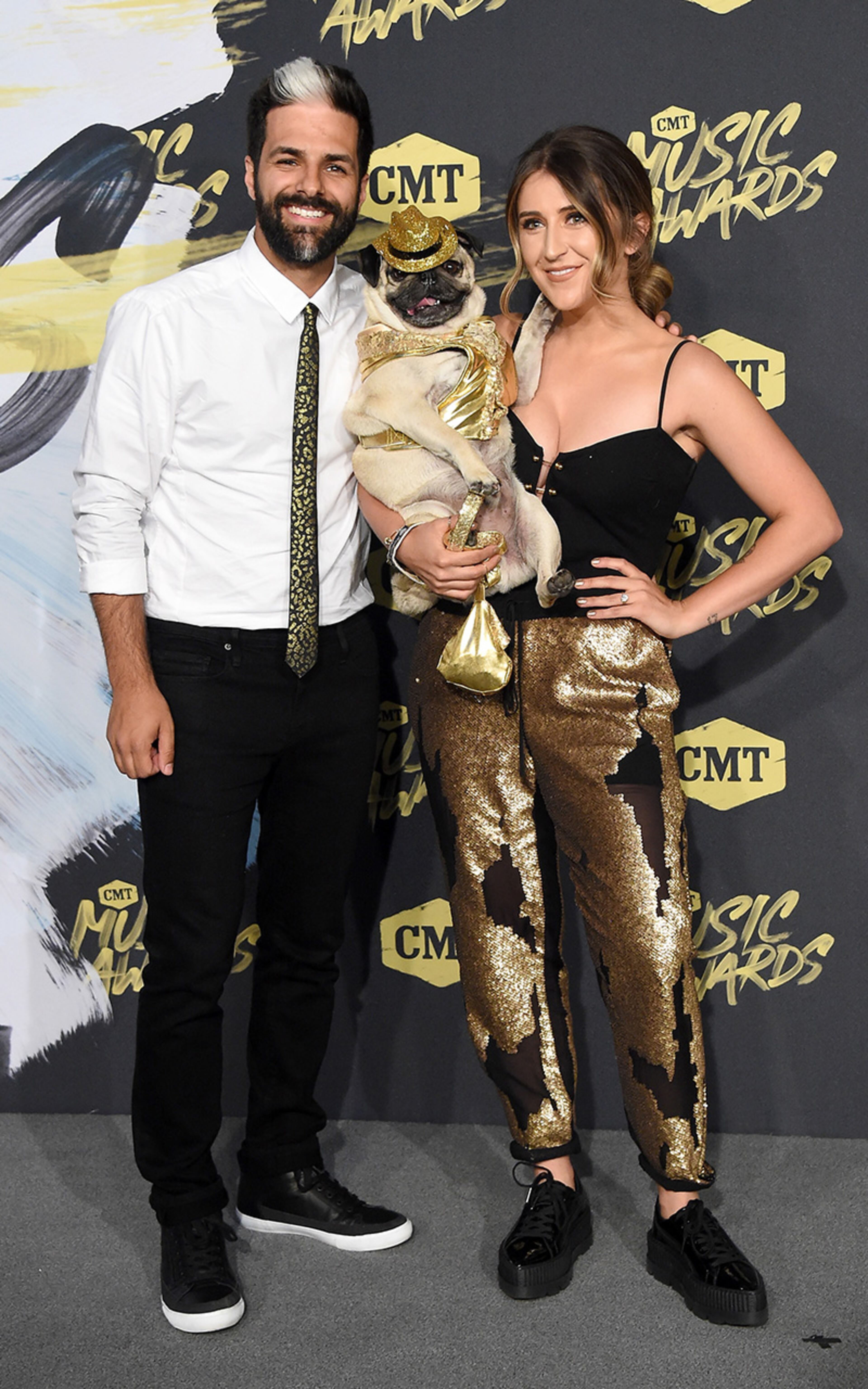 NASHVILLE, TN - JUNE 06: Doug the Pug and guests attend the 2018 CMT Music Awards at Bridgestone Arena on June 6, 2018 in Nashville, Tennessee. (Photo by Mike Coppola/Getty Images for CMT)