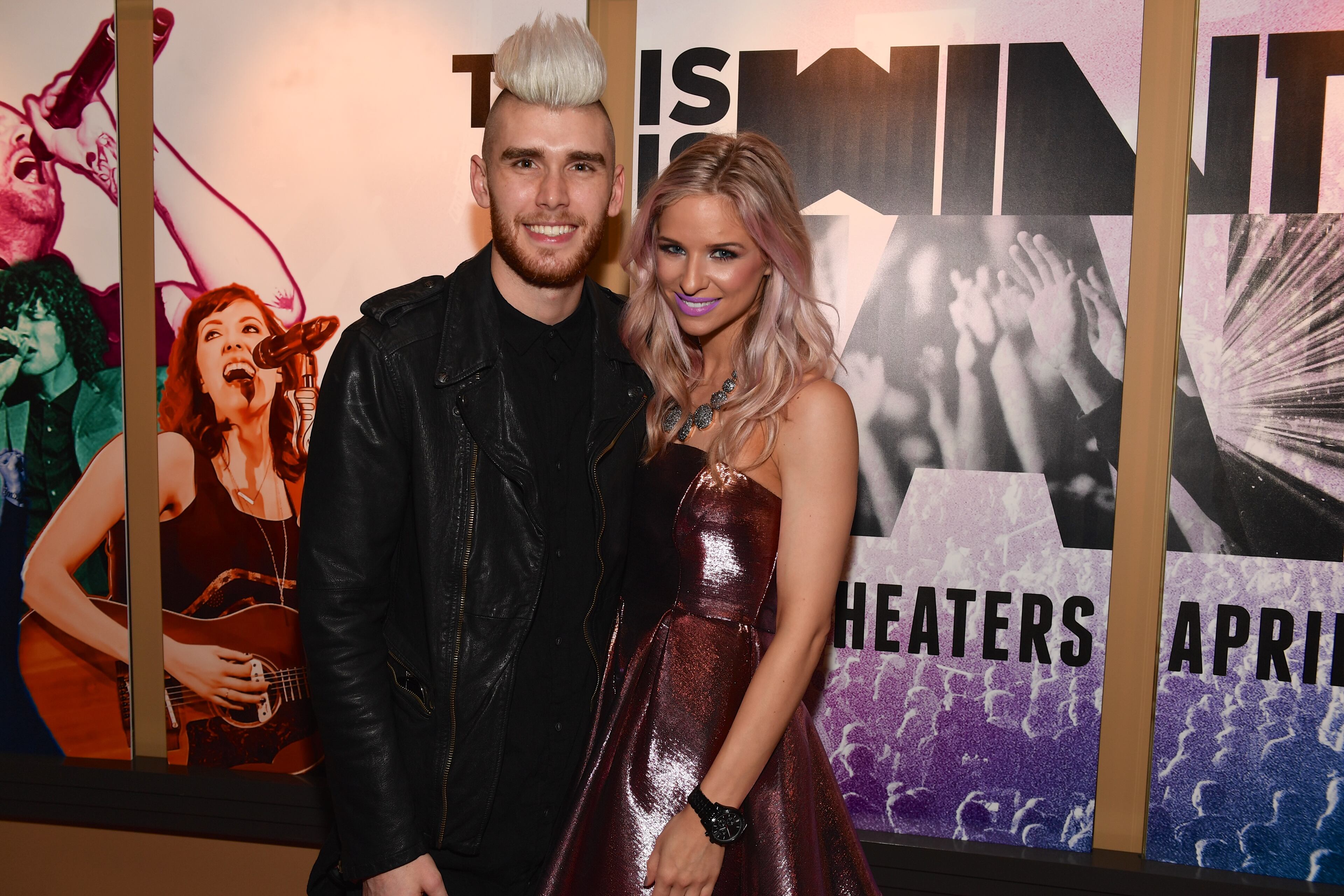 FRANKLIN, TENNESSEE - APRIL 12: Recording Artist Colton Dixon and Annie Dixon arrive at the "This Is Winter Jam " Nashville Red Carpet Premiere on April 12, 2016 in Franklin, Tennessee. (Photo by Jason Davis/Getty Images for Winter Jam Tour Spectacular)