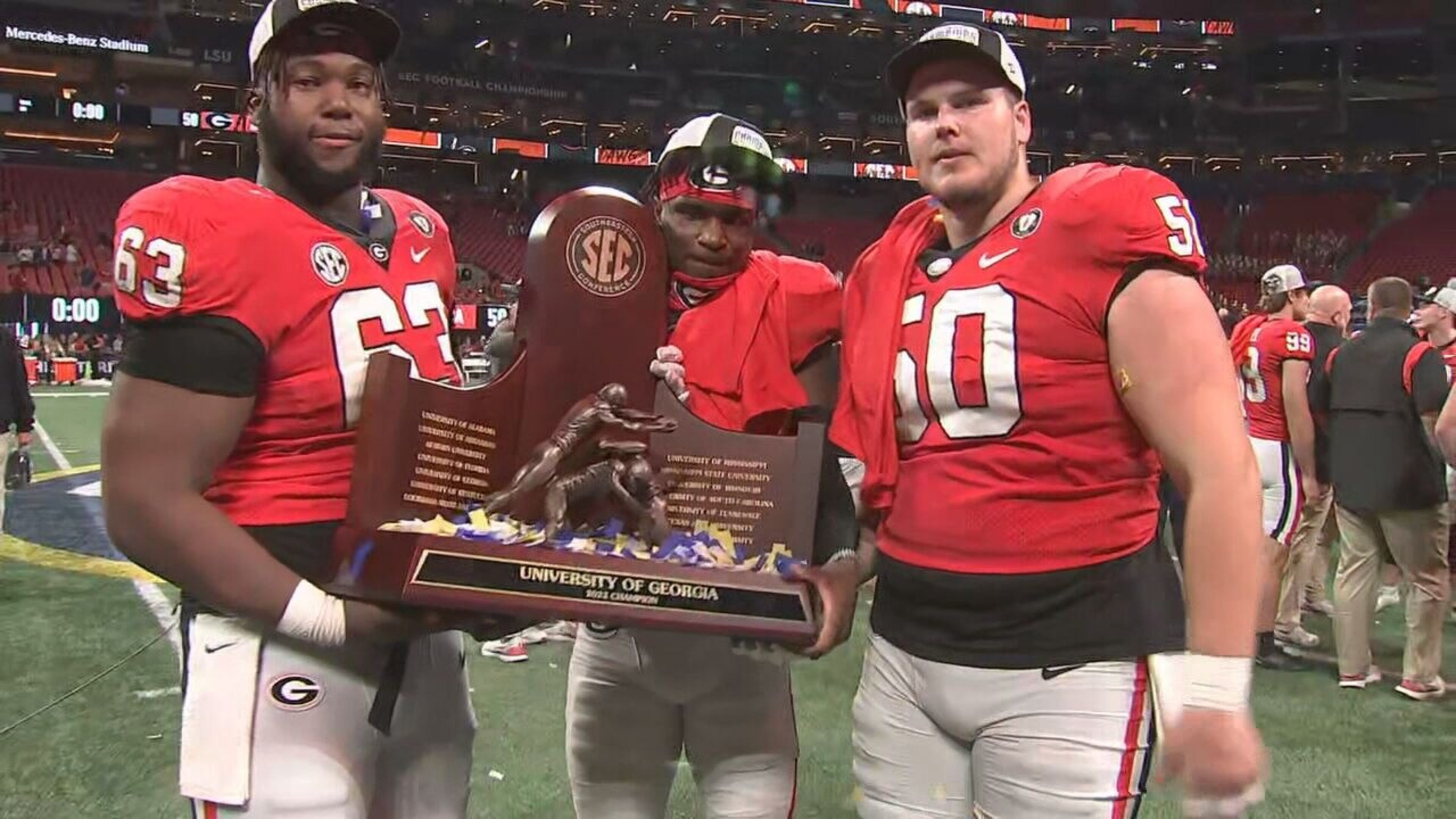 Georgia players are interested only in national championship hardware at this stage of the season.
