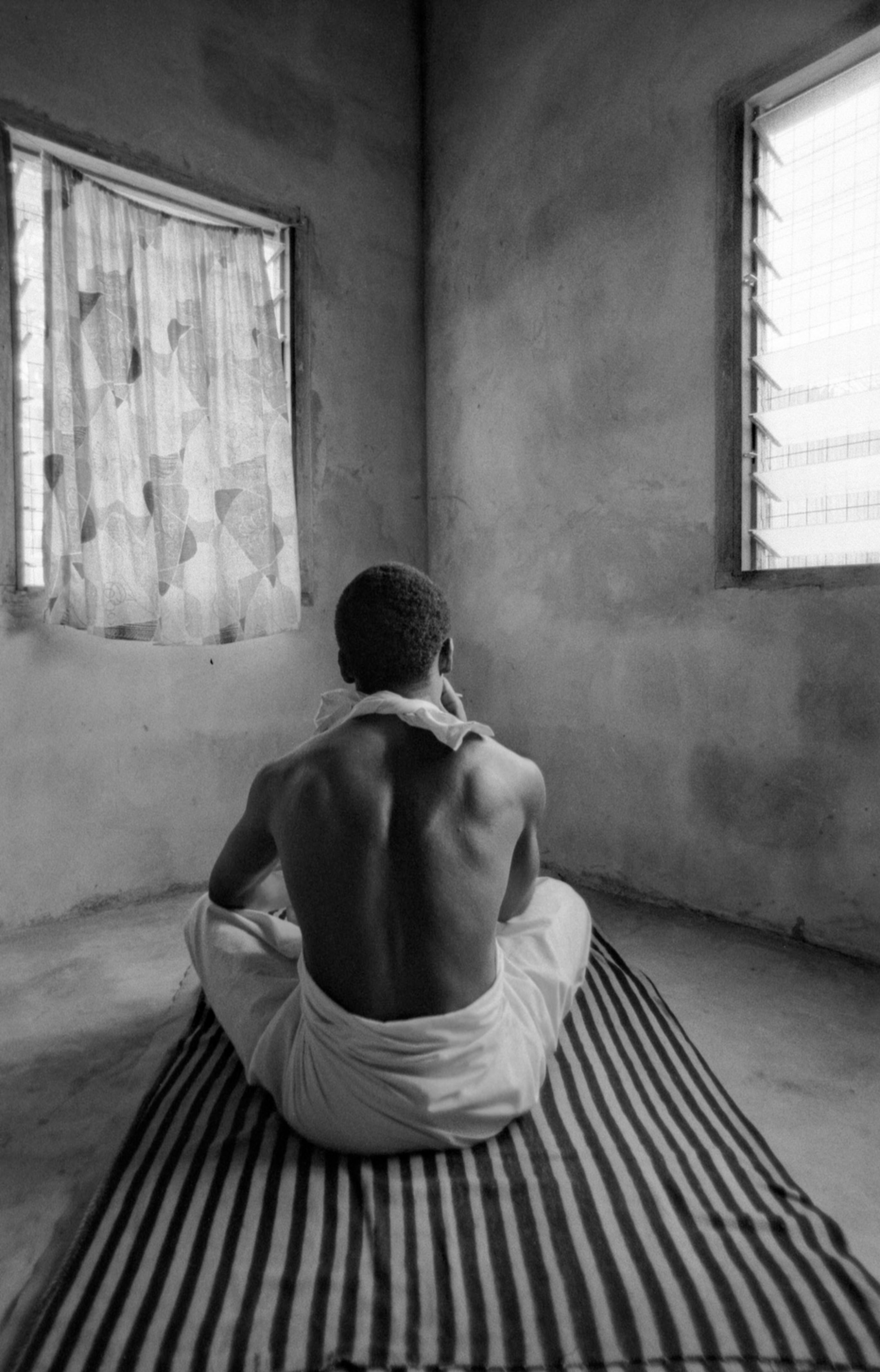 Higgins was on another trip to Ghana when he took a this picture of a man named Kweku meditating. "You don't have to have person's face in the frame in order to do a portrait," Higgins said.