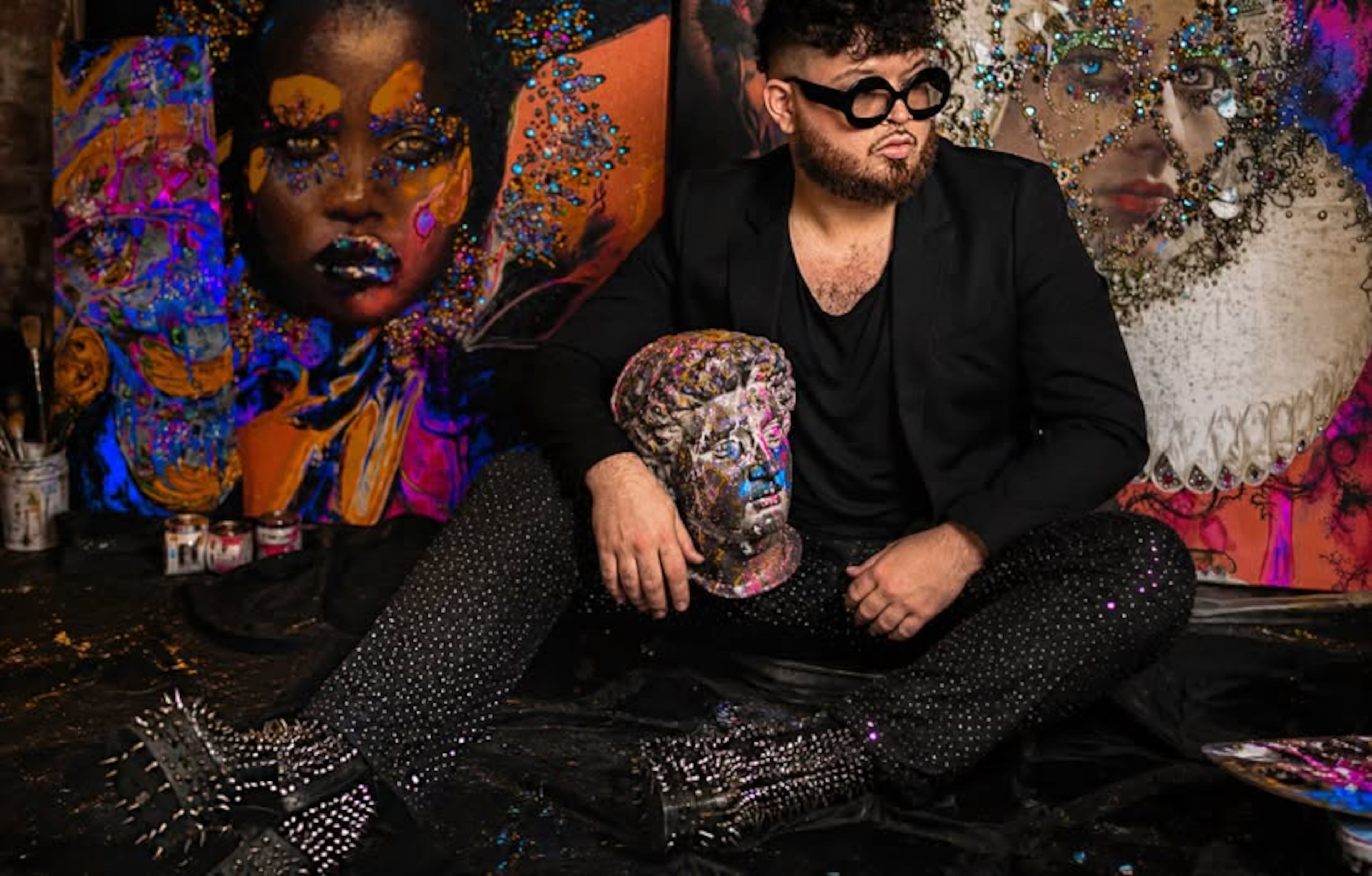 Sir Nicholas Lucius debuts new works in the exhibition “Feast Your Eyes” at Gallery Anderson Smith from Saturday, June 27 through Saturday, July 11. (Courtesy of Sir Nicholas Lucius)