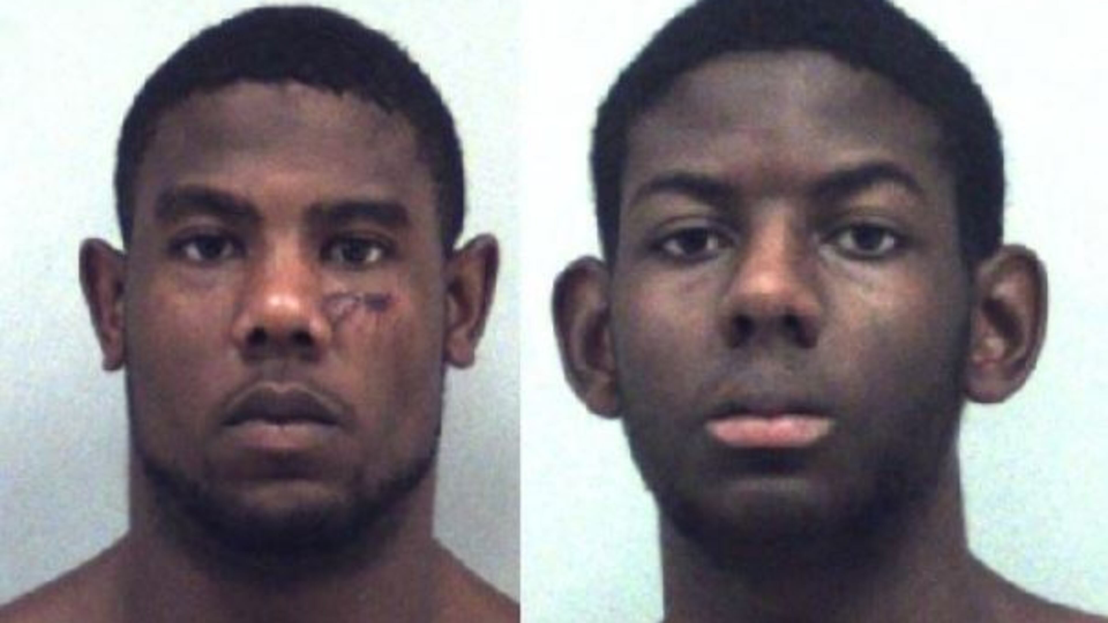 Christopher and Cameron Ervin, 22 and 17, respectively, were arrested Saturday and charged with aggravated assault and arson. (Credit: Gwinnett County Sheriff s Office)