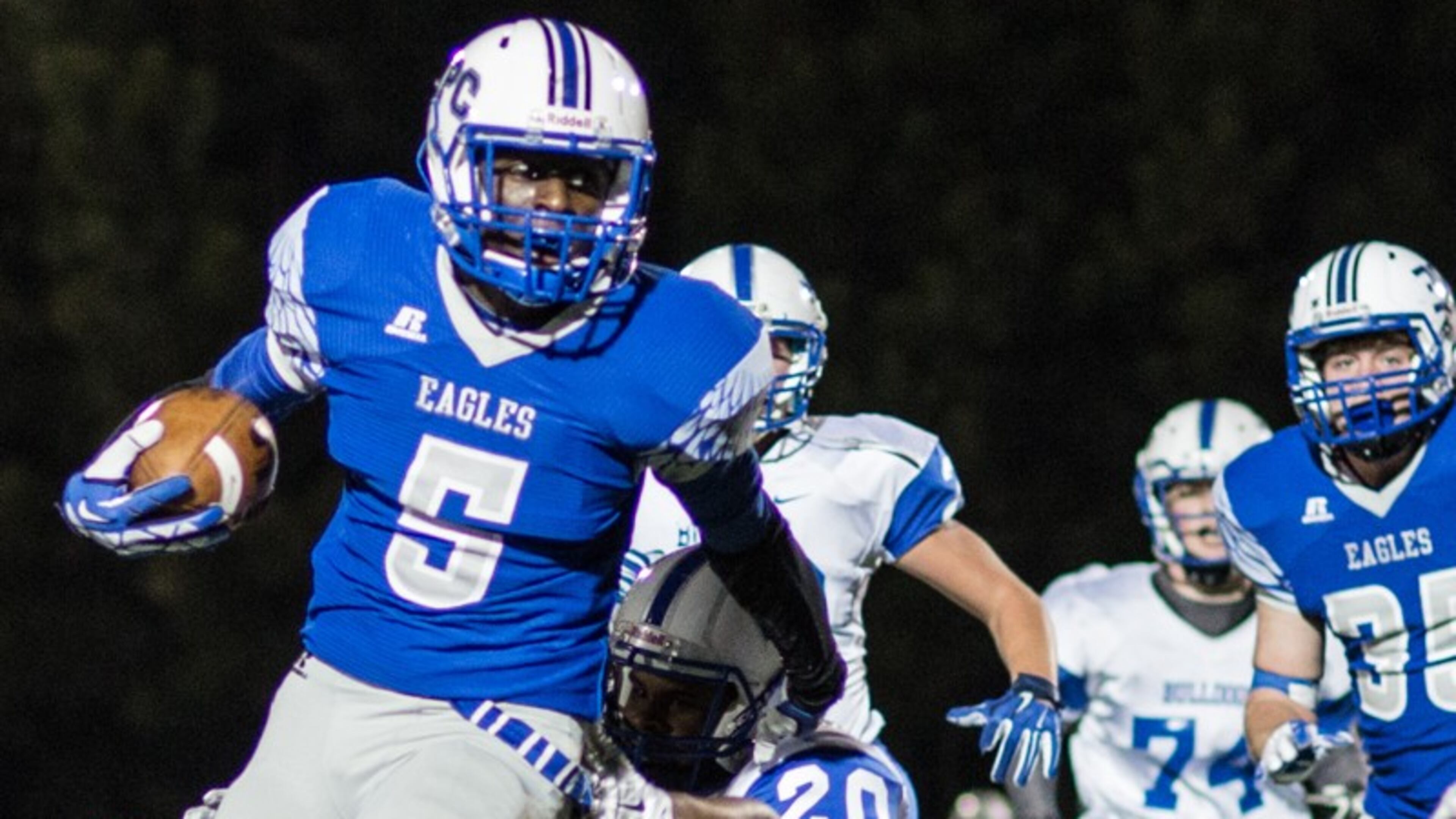 Mount Paran Christian running back Taylor Trammell (AJC)