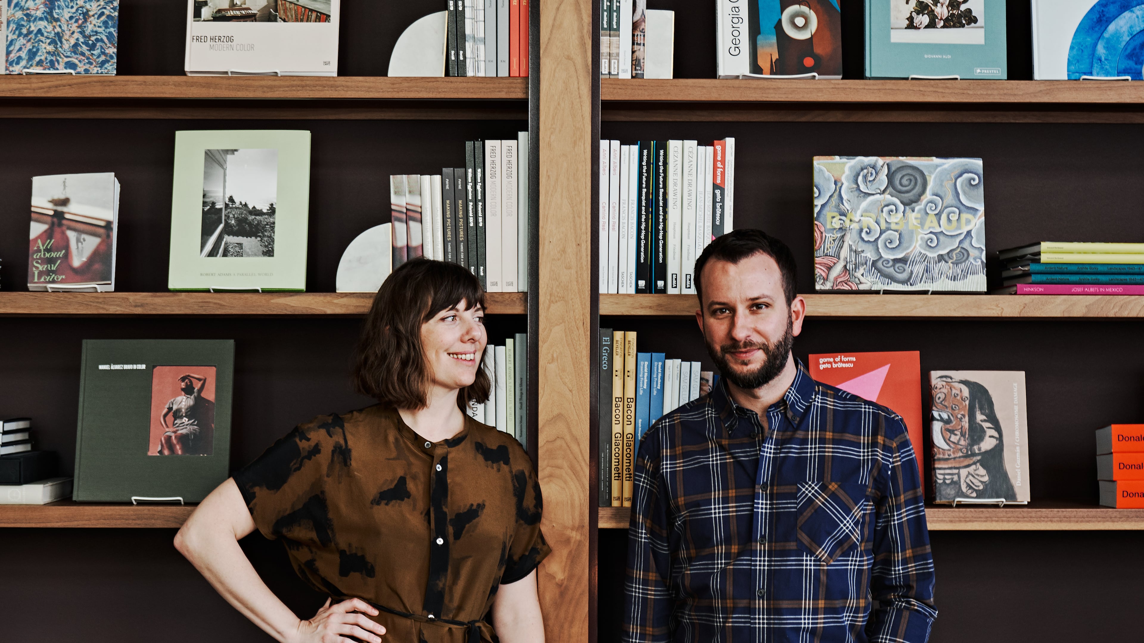 Katie Barringer and Jordan Smelt of Lucian Books & Wine. The European-influenced cooking at Lucian frequently is delicate and always is elegant. (Courtesy of Andrew Thomas Lee)