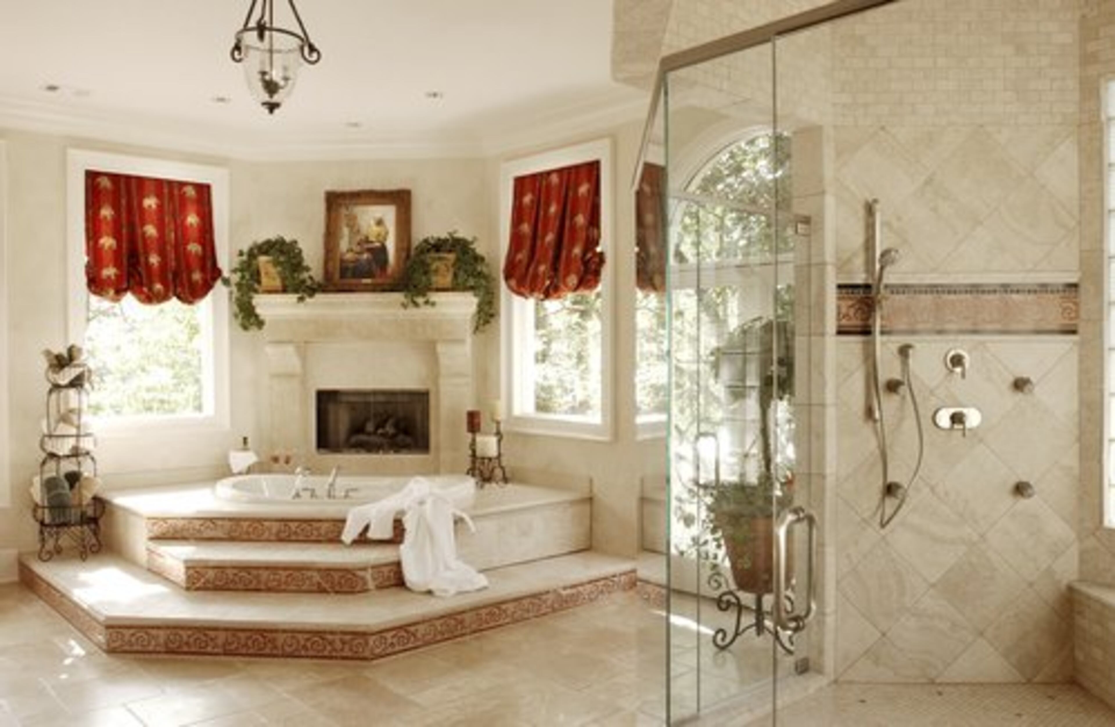 When you're truly living large, this will be your favorite spot for a cozy fireplace.