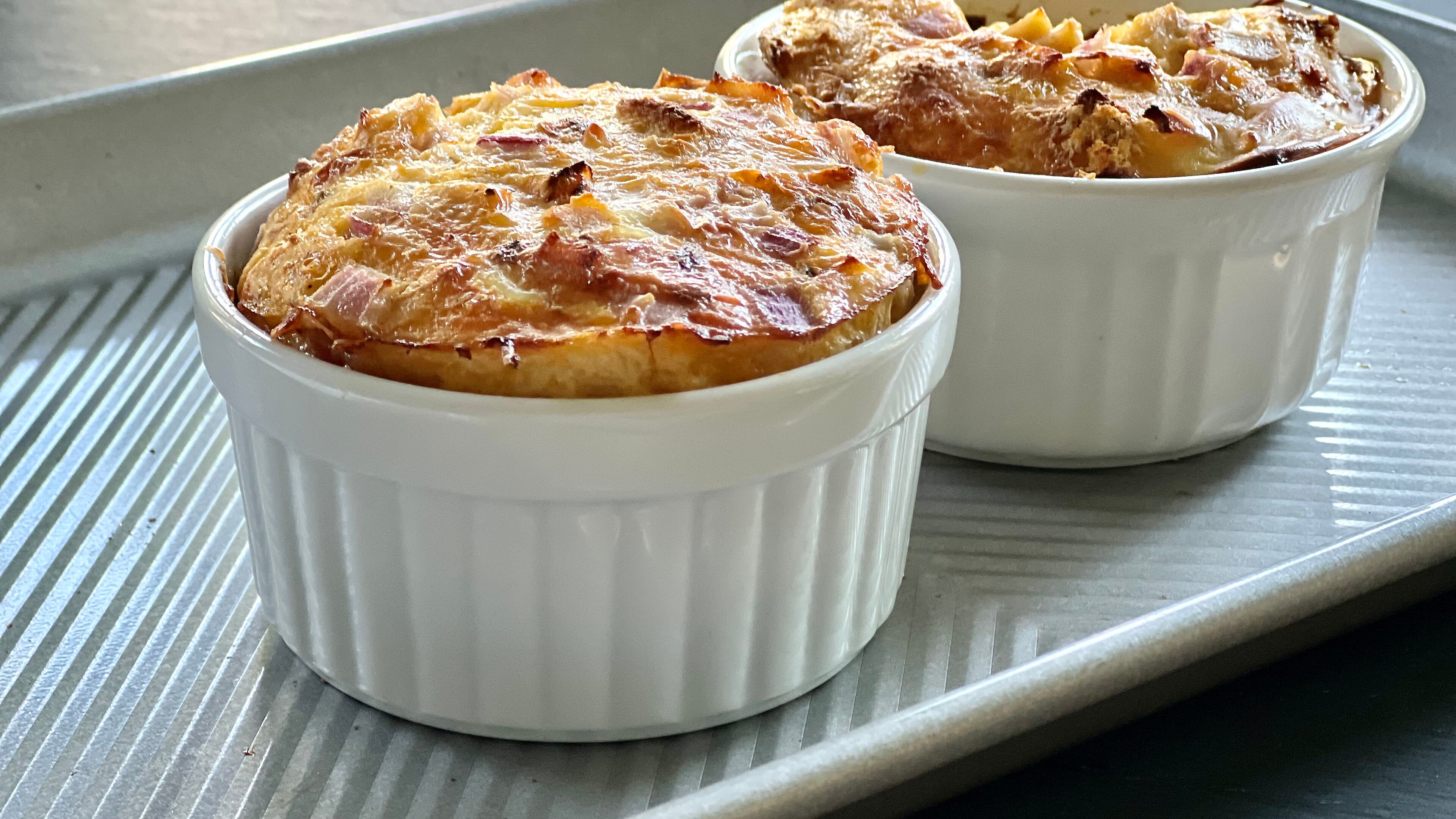 This BBQ Chicken Egg Strata keeps breakfast from tasting boring.
Kellie Hynes for The Atlanta Journal-Constitution