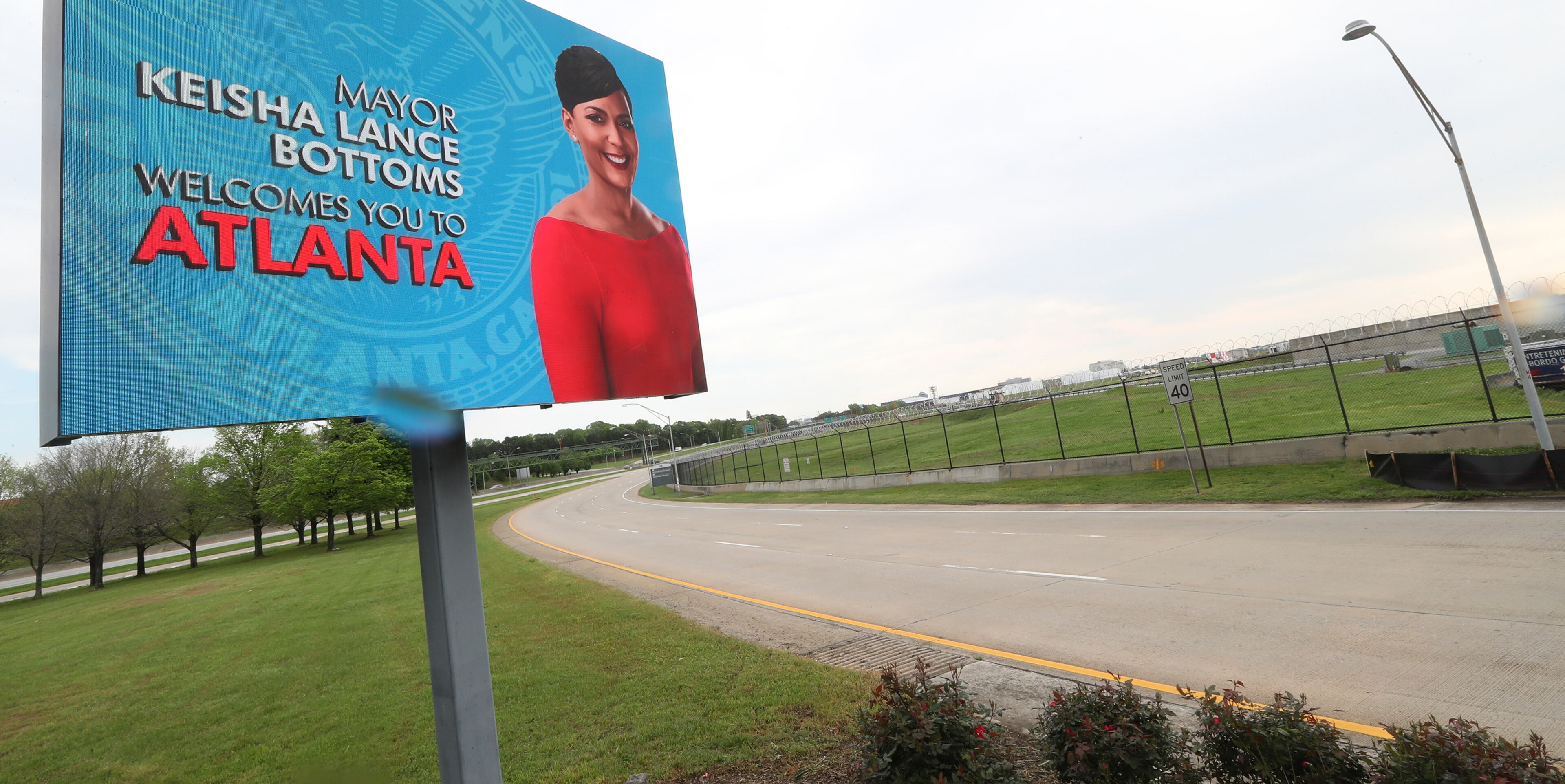 April 9, 2020 Hartsfield-Jackson International Airport: A nearly empty street leaving the airport for Atlanta at Hartsfield-Jackson International Airport on Thursday April 9, 2020. Coronavirus figures (updated April 8, 7pm): Deaths: 369 | Hospitalized: 2,082 | Confirmed cases: 10,189. The AJC is covering the coronavirus outbreak with a focus on what it means to Atlanta and Georgia. JOHN SPINK/JSPINK@AJC.COM