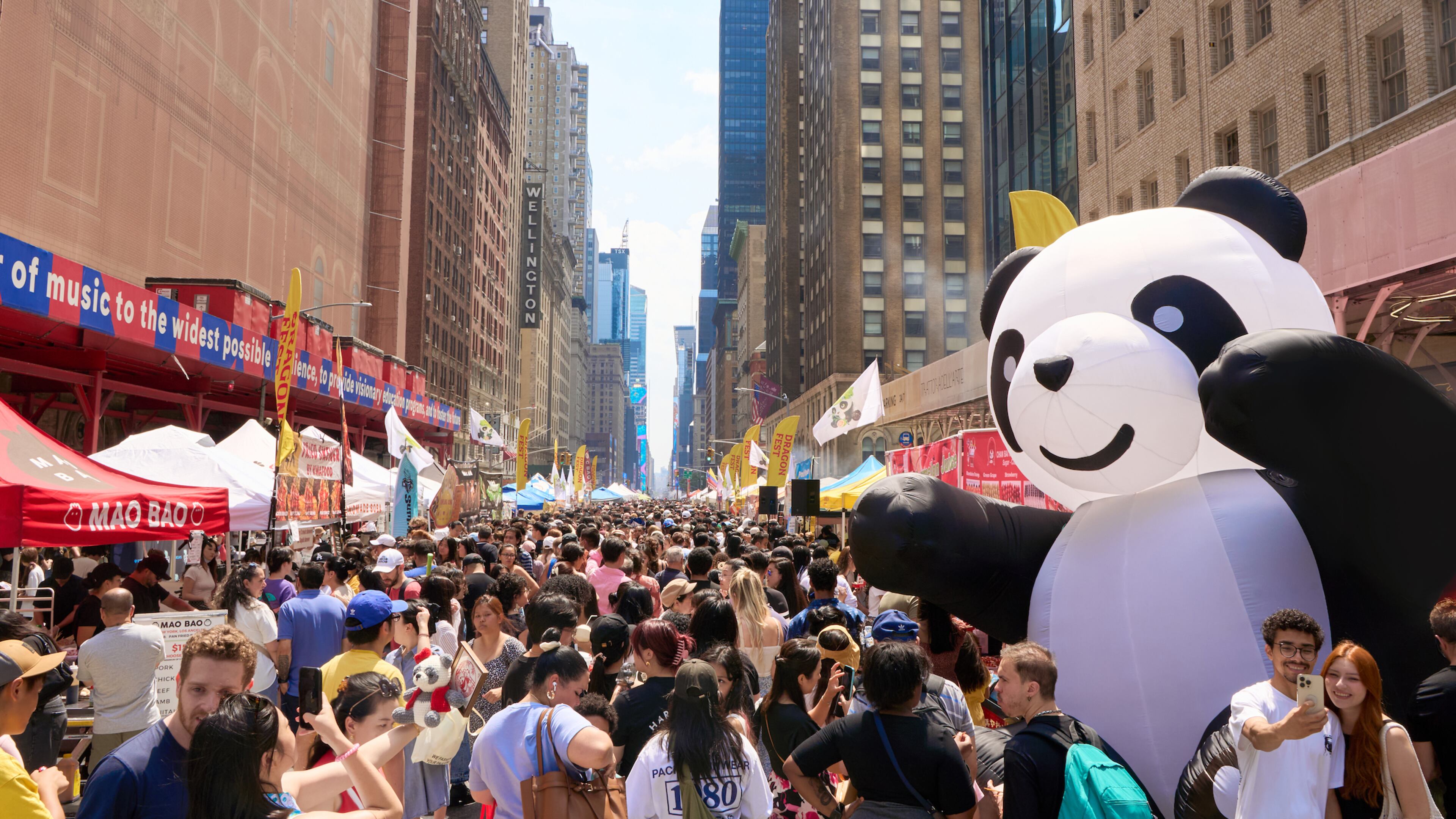 The streets of Manhattan are packed with crowds for Panda Day, the popular street fair that inspired founder BiuBiu Xu to expand the event to a full-scale, three-day festival called Panda Fest. The first city on Panda Fest's national tour is Atlanta April 4-6, followed by Philadelphia, Boston, Seattle and the Twin Cities. The festival is sold out in Atlanta.