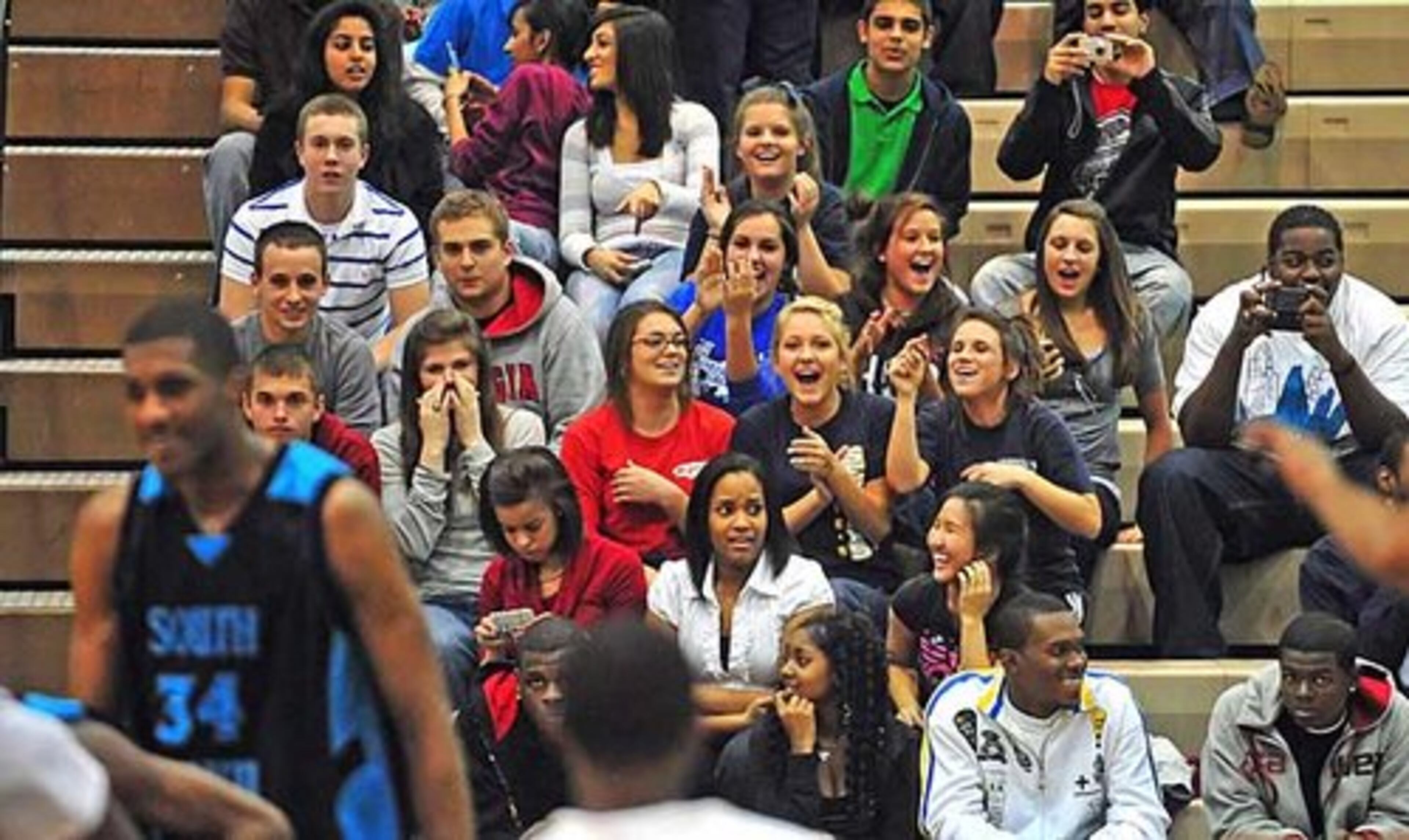 At Eagle's Landing that night, the gym was 80 percent full despite a home team that has only two victories. Late in the third quarter of the blowout, the fans got a treat when...