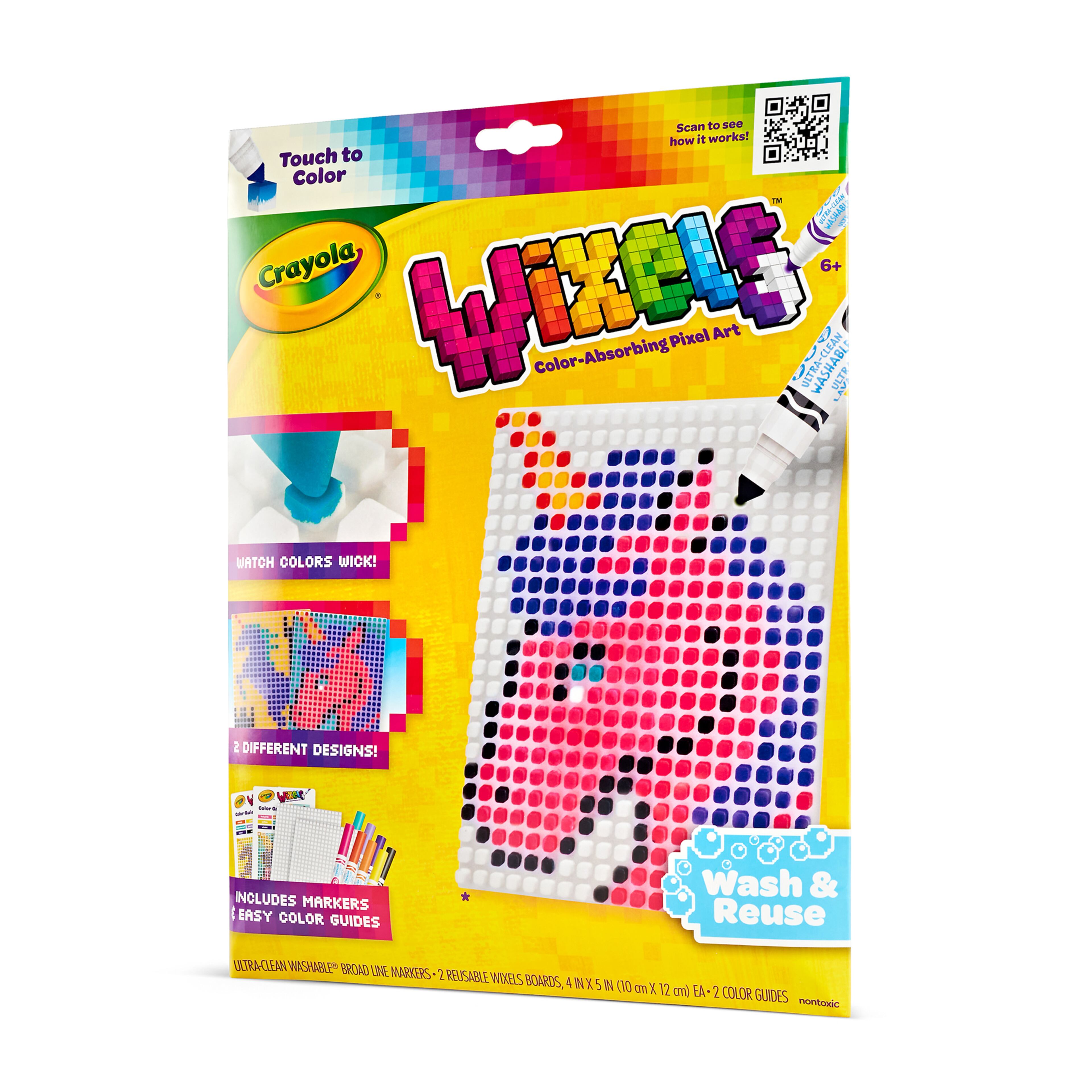 Get creative with Crayola’s WIXELS marker set to make vivid animals and more.
(Courtesy of Crayola)