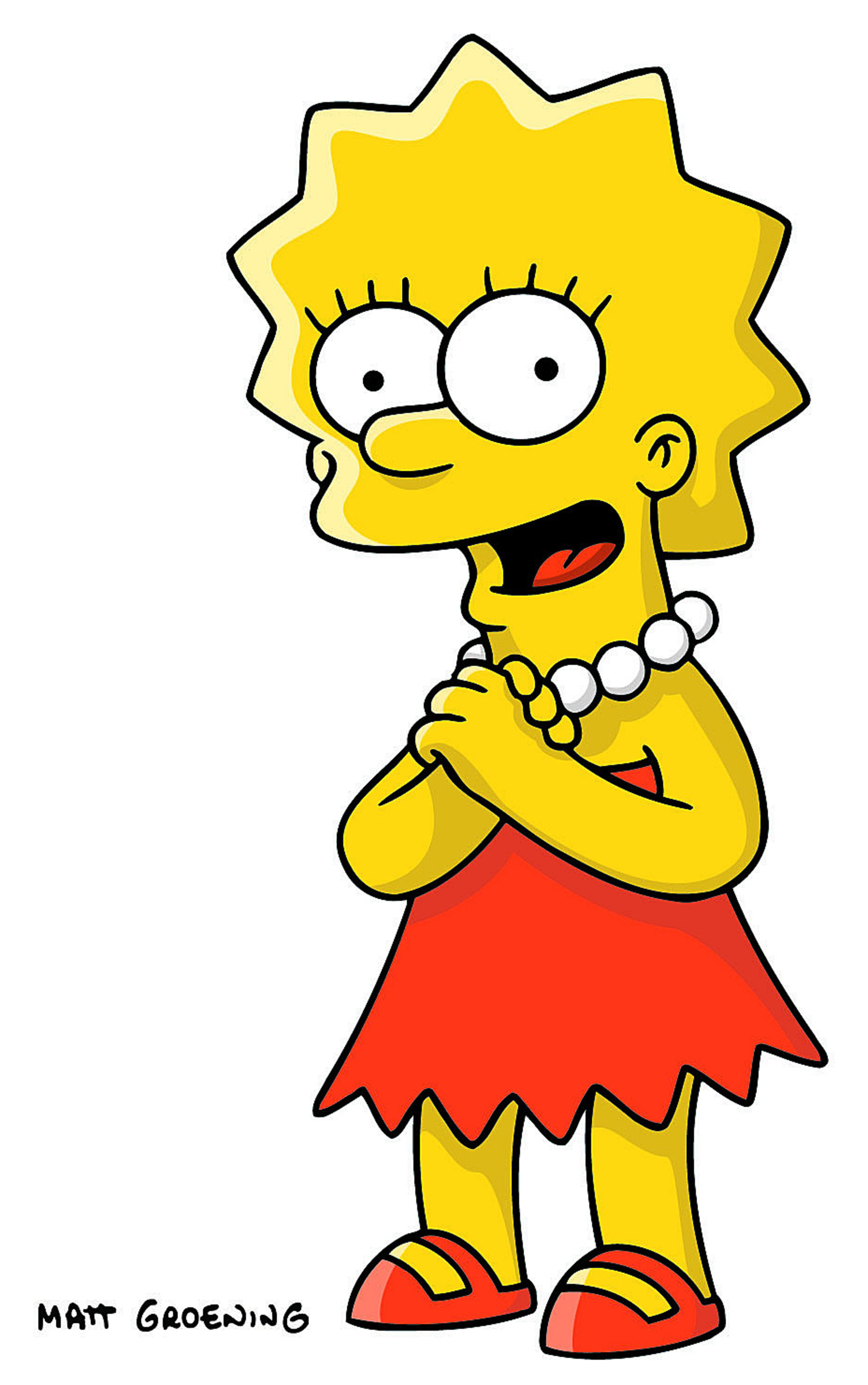 Lisa Simpson from "The Simpsons."