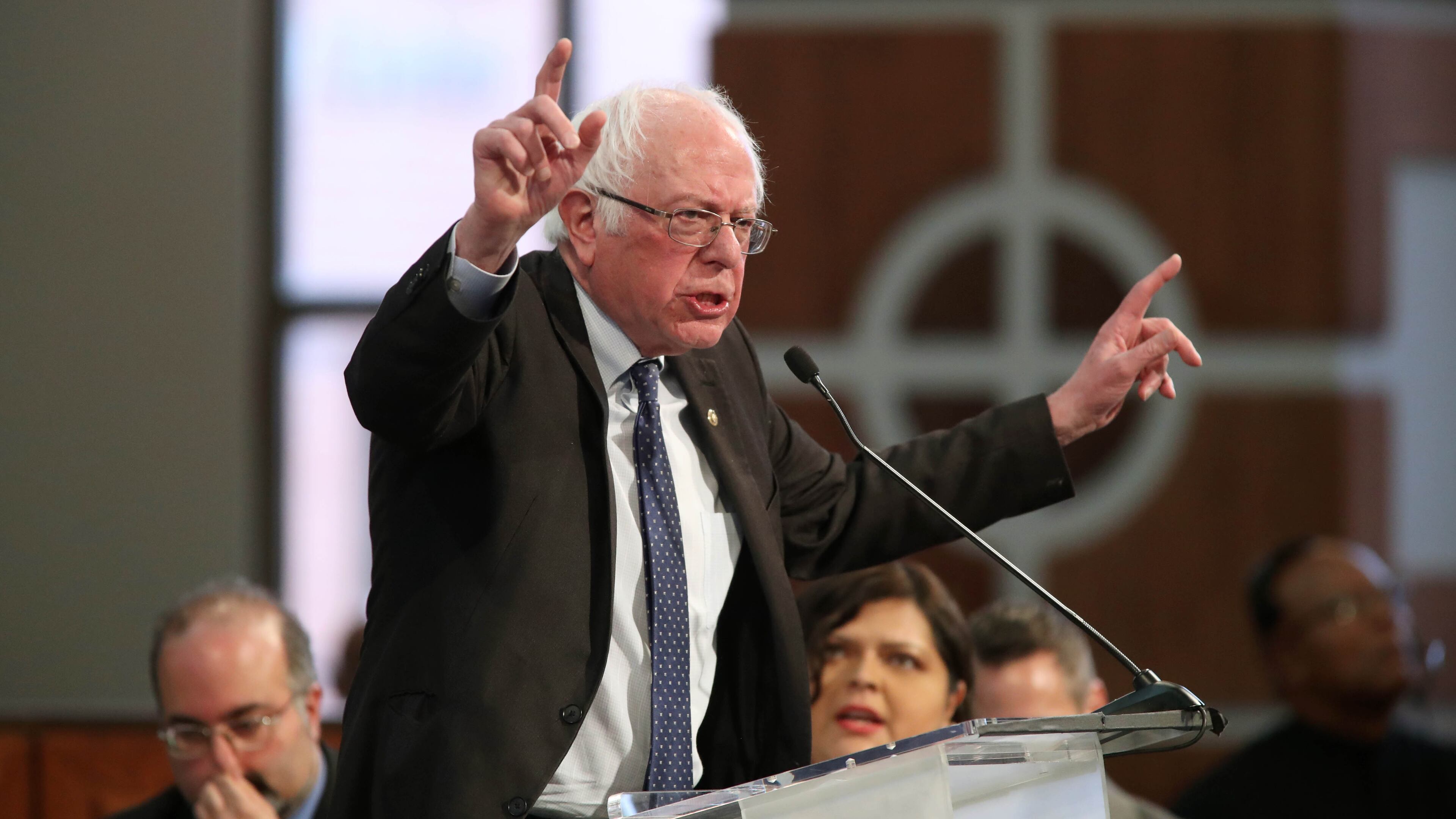 January 16, 2017 - Atlanta, Ga: Senator Bernie Sanders speaks during the 49th annual Martin Luther King Jr. Commemorative Service at Ebenezer Baptist Church Monday, January 16, 2017, in Atlanta, Ga. PHOTO / JASON GETZ