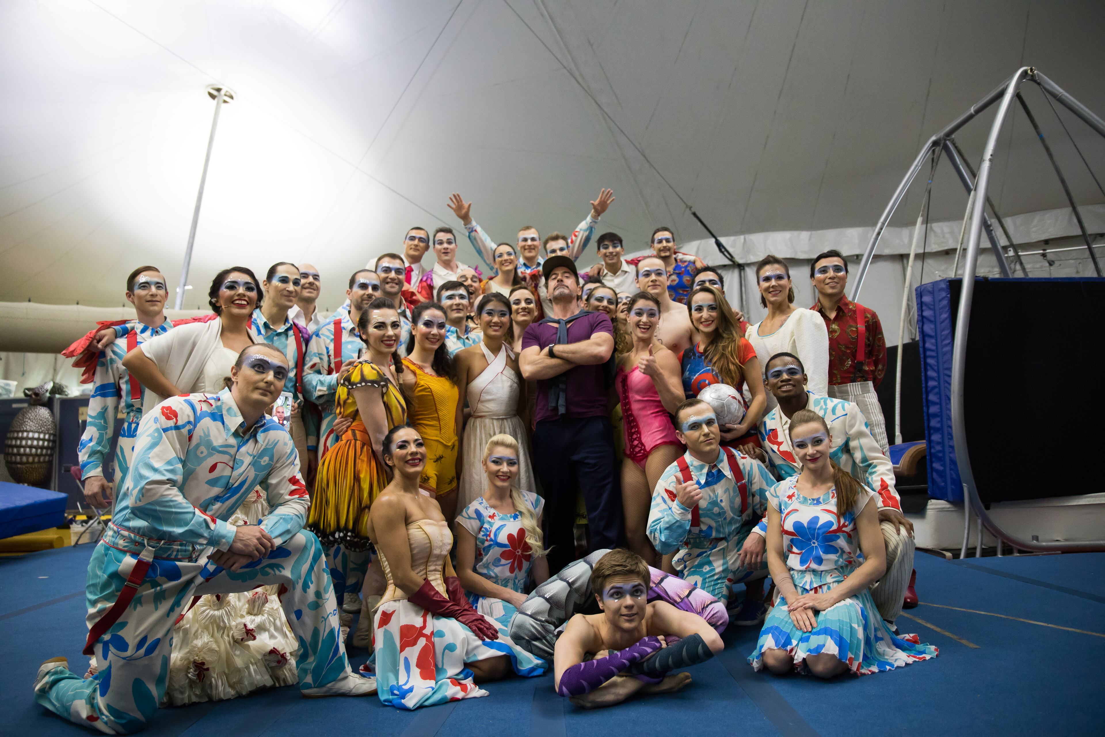 He. Is. Iron. Man. Photo credit: Eglantine Traore / Cirque du Soleil