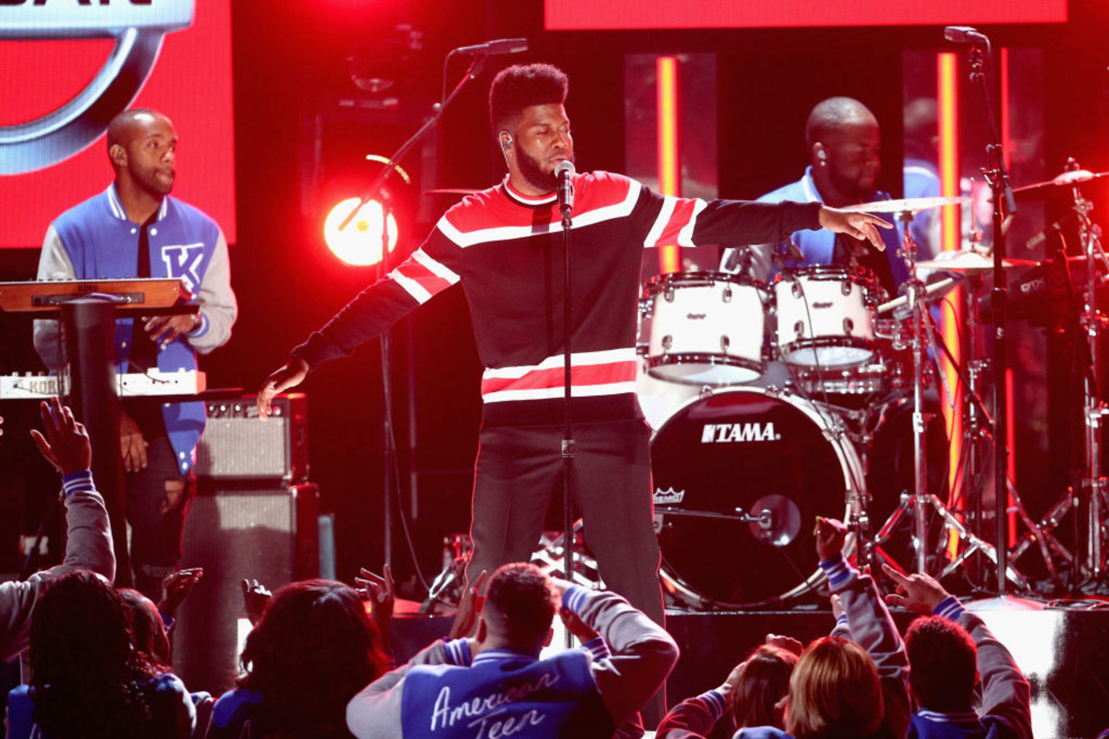 LOS ANGELES, CA - JUNE 25: Khalid performs onstage at 2017 BET Awards at Microsoft Theater on June 25, 2017 in Los Angeles, California. (Photo by Frederick M. Brown/Getty Images )