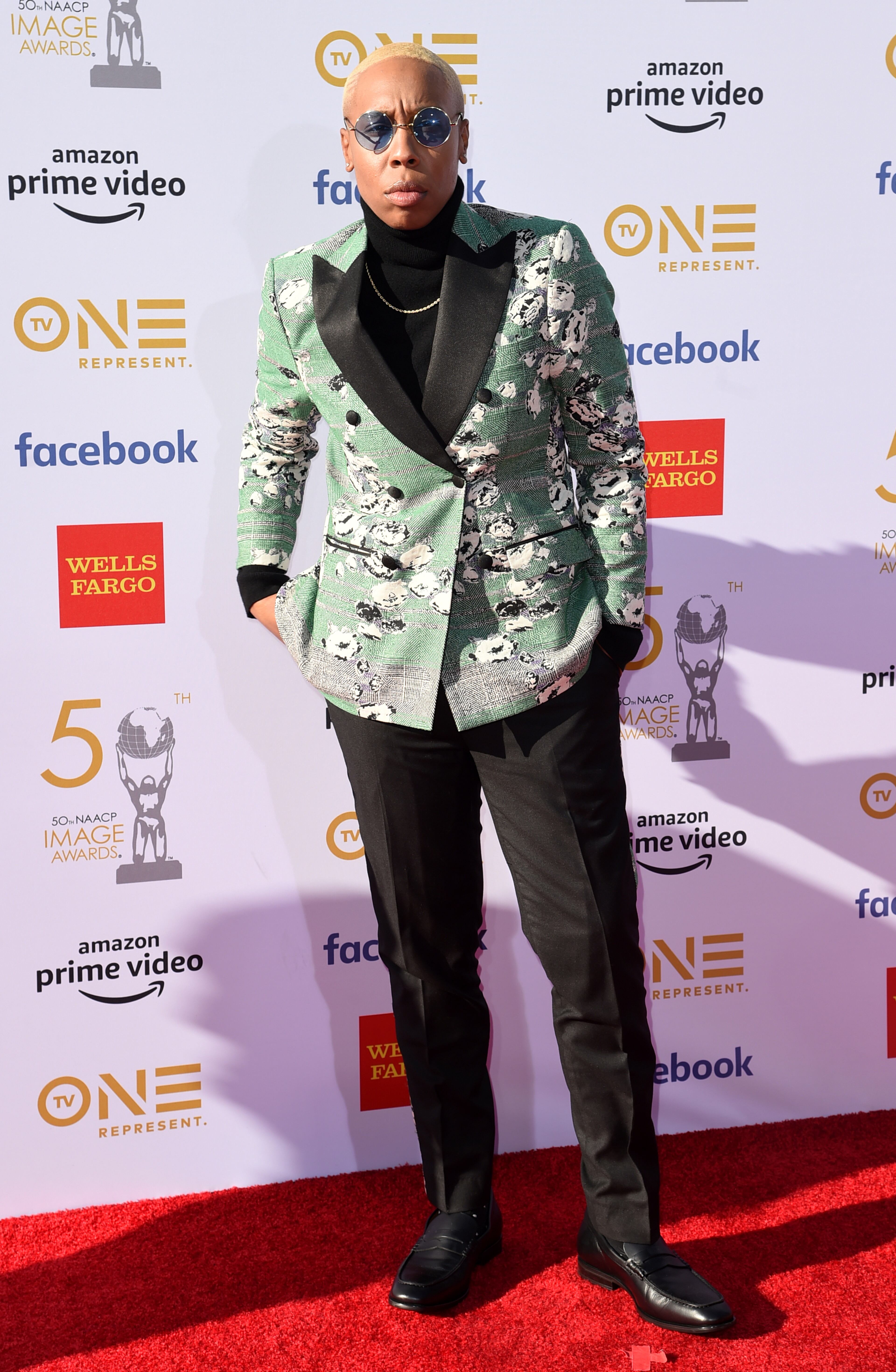 Lena Waithe arrives at the 50th annual NAACP Image Awards on Saturday, March 30, 2019, at the Dolby Theatre in Los Angeles. (Photo by Richard Shotwell/Invision/AP)