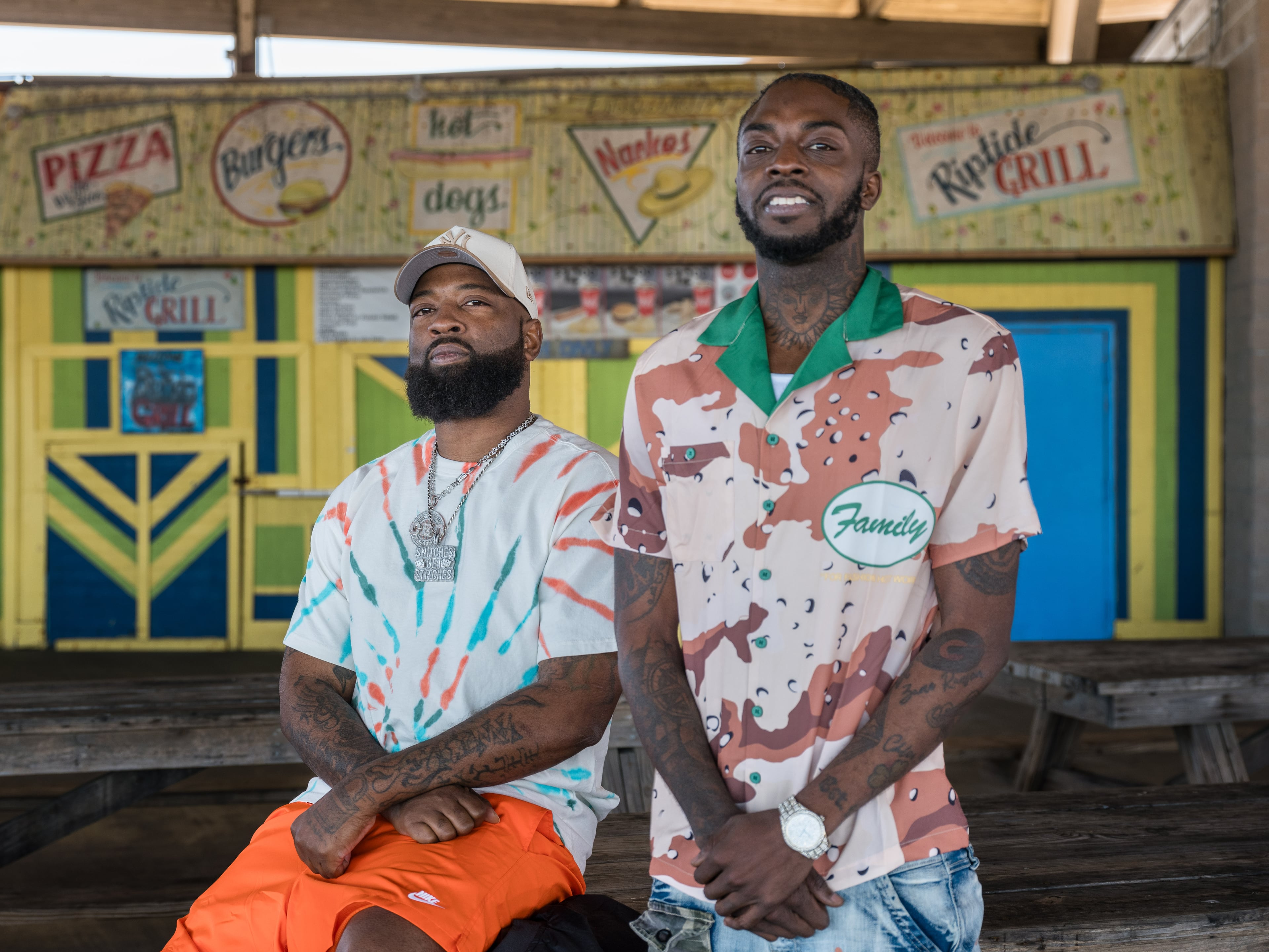 Crush Reloaded is led by Steven Smalls (left), the promoter who operated last year’s bash. The Allenhurst Orange Crush event is the brainchild of Savannah native George Turner, the Orange Crush trademark holder and Smalls’ former business partner. (Justin Taylor for the AJC 2025)
