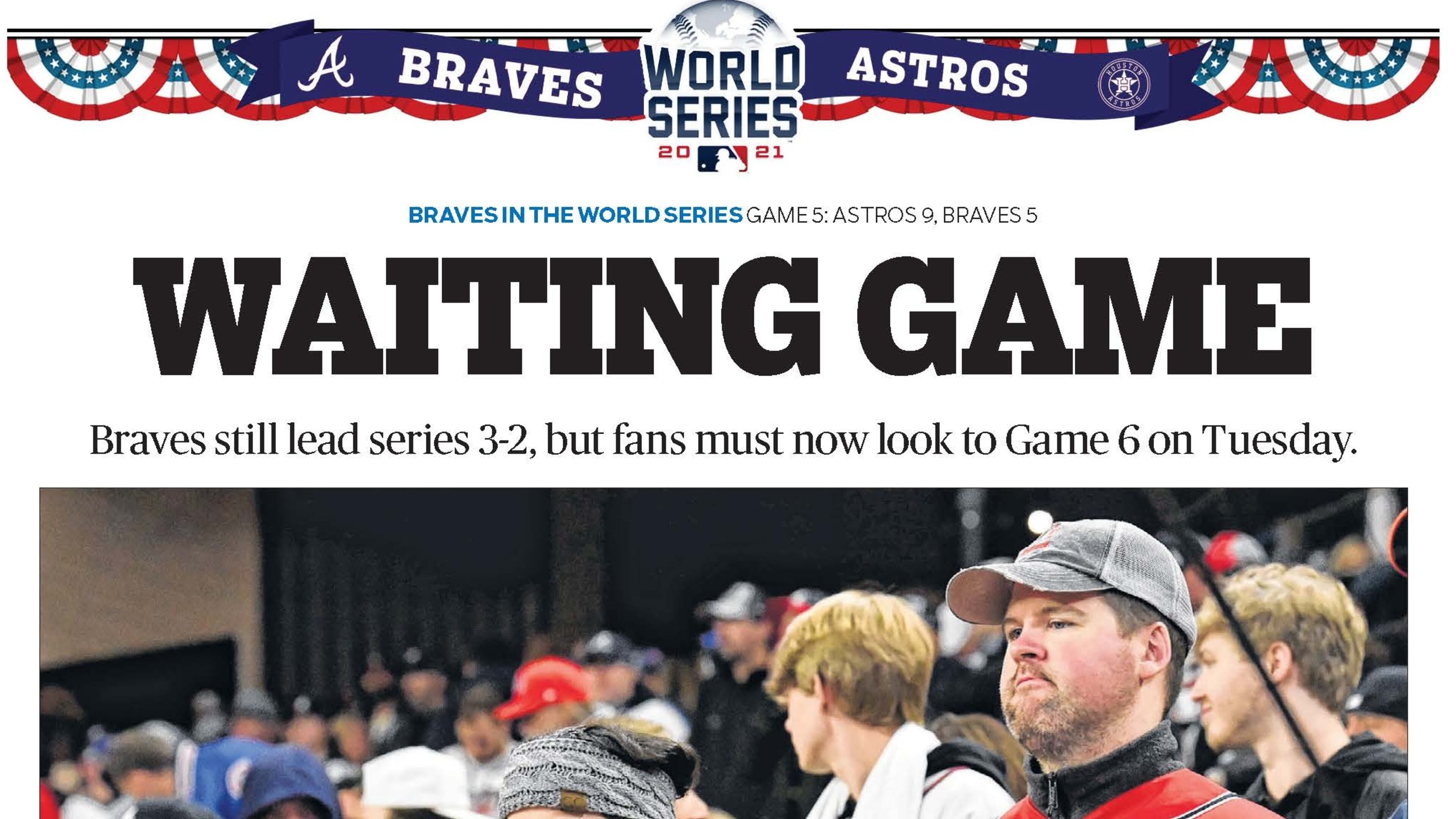 All Trick & No Treat – Atlanta Braves World Series section in Monday Atlanta Journal-Constitution ePaper - Nov 1 2021