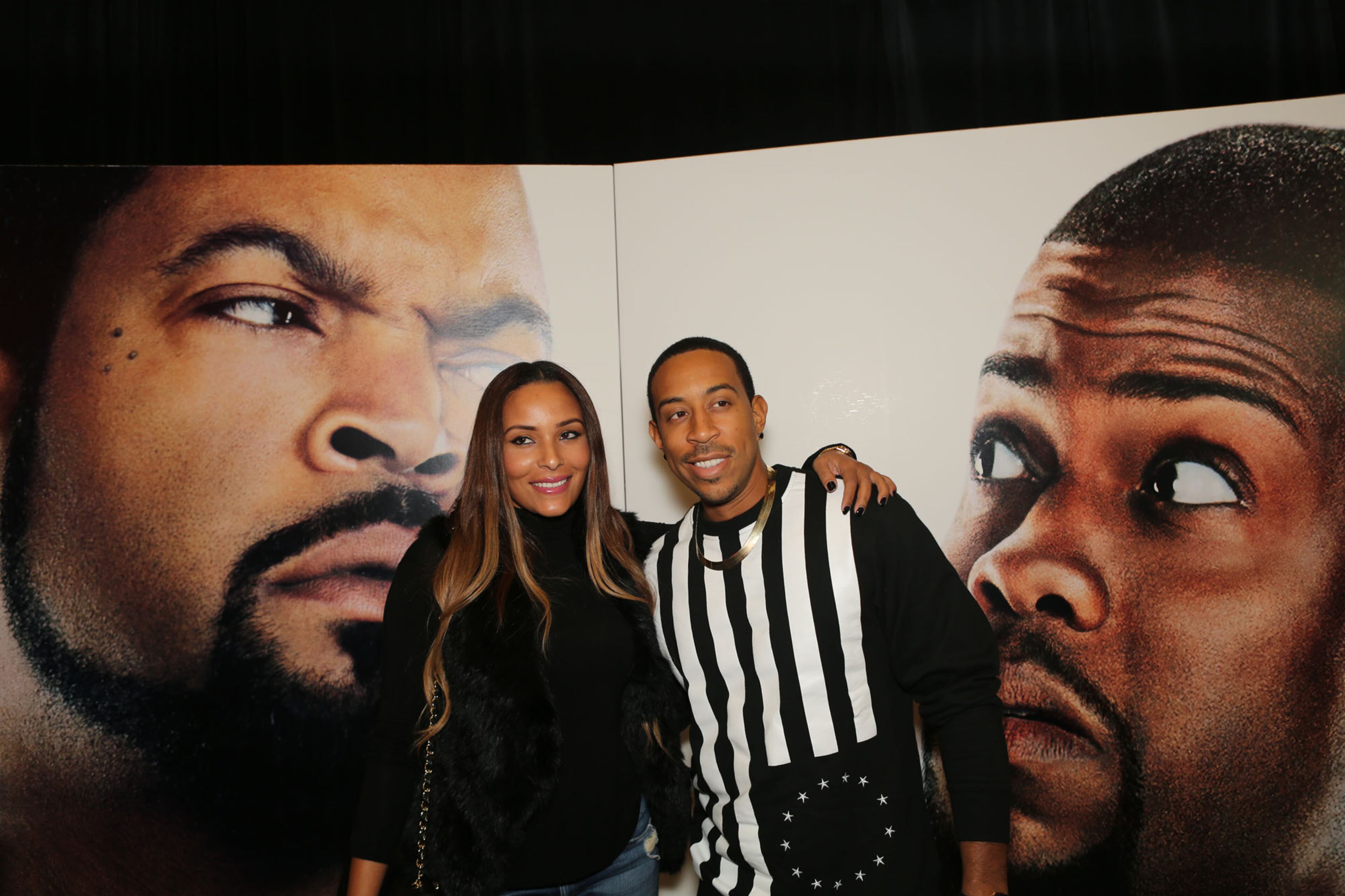 Hip-hop artist and actor Ludacris poses on the red carpet for the premier of comedy action film "Ride Along," at the Atlantic Station Regal Theater in Atlanta Monday, Jan. 6, 2014.