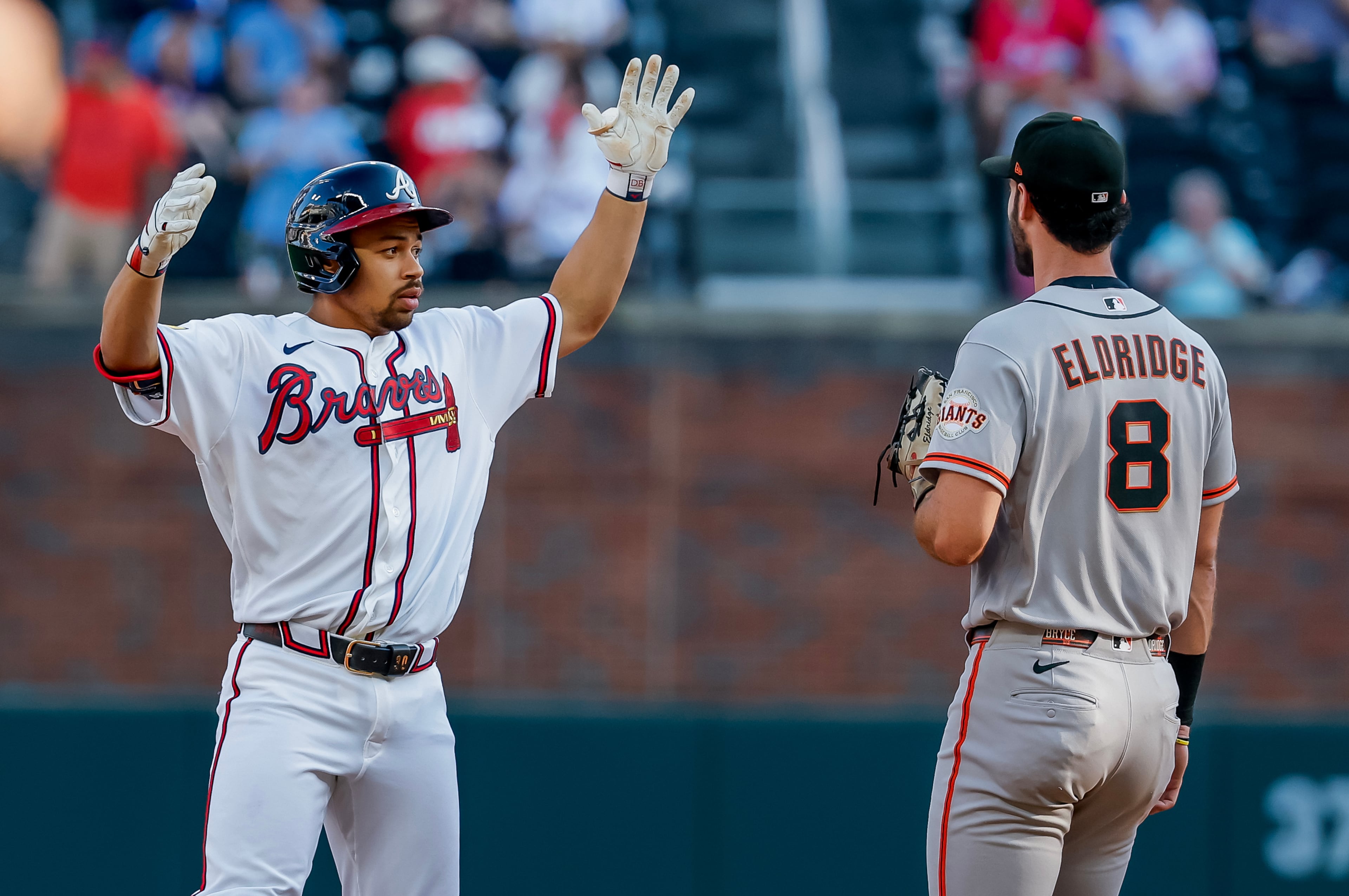 Giants Braves Baseball