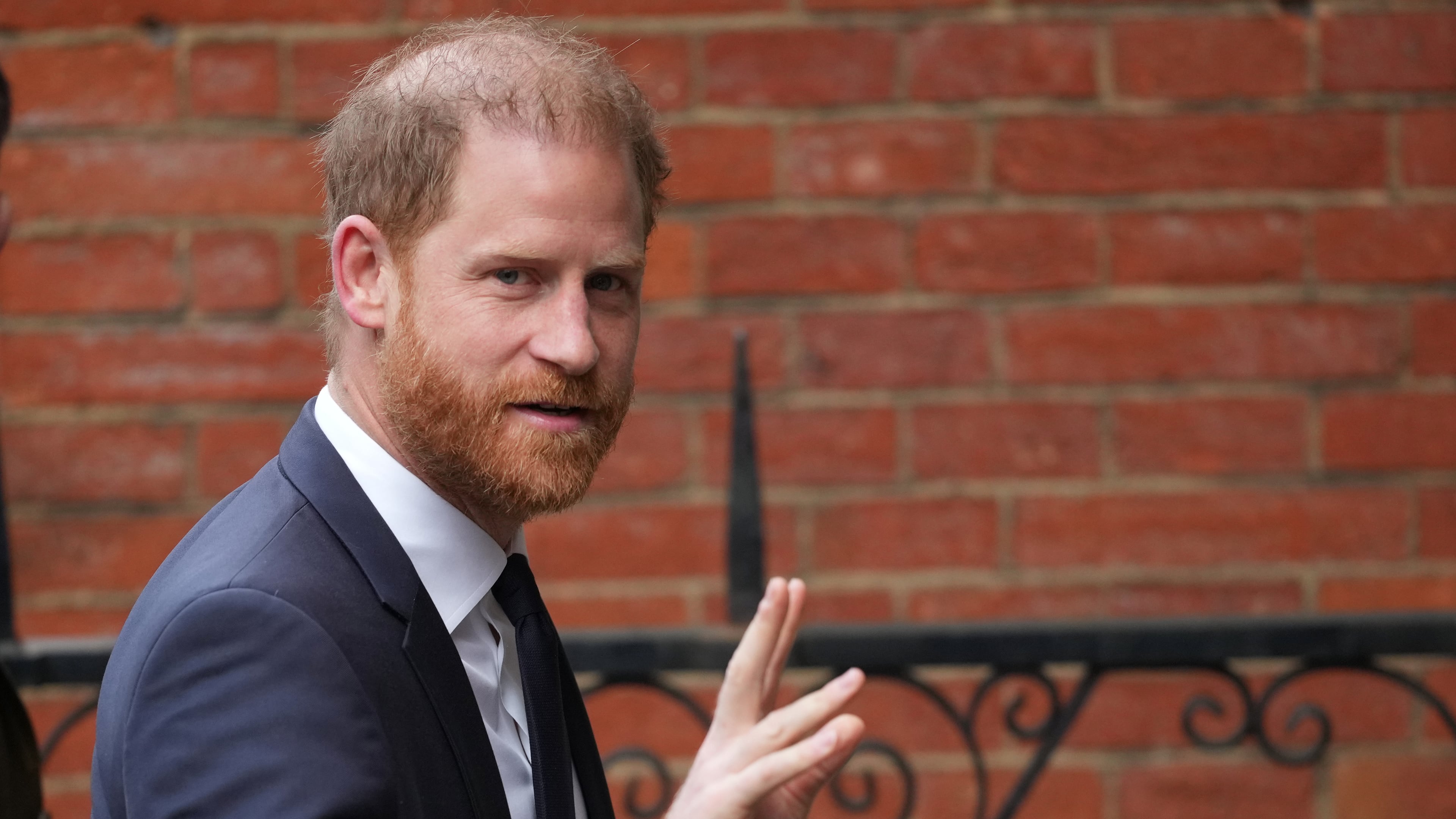 FILE - Britain's Prince Harry arrives at London's High Court in London, Tuesday, Jan. 20, 2026. (AP Photo/Alastair Grant, File)