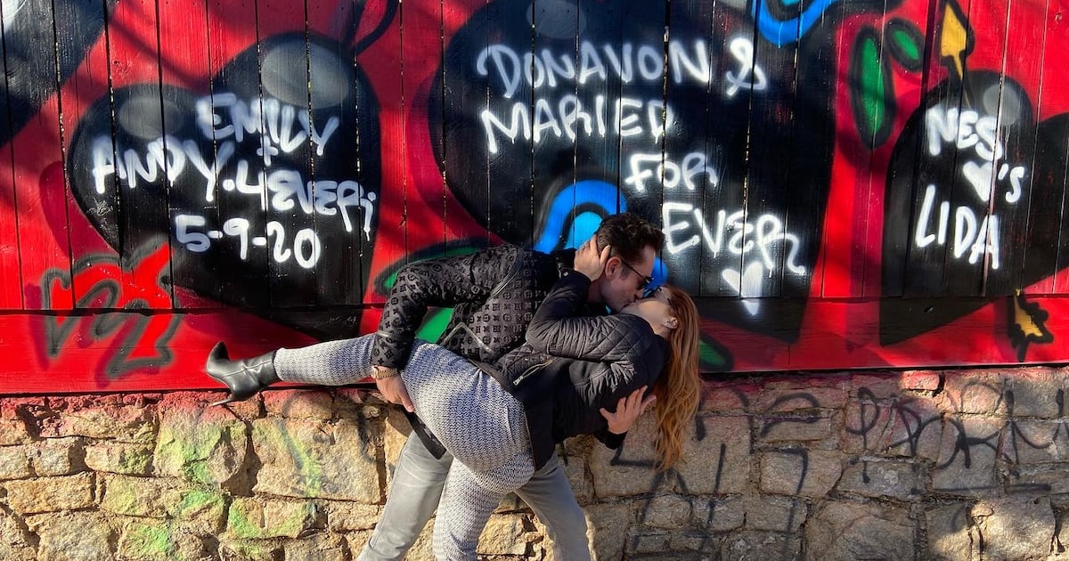 Celebrate love in Little Five Points with alien themed theater and a heart mural Celebrate love in Little Five Points with alien themed theater and a heart mural
