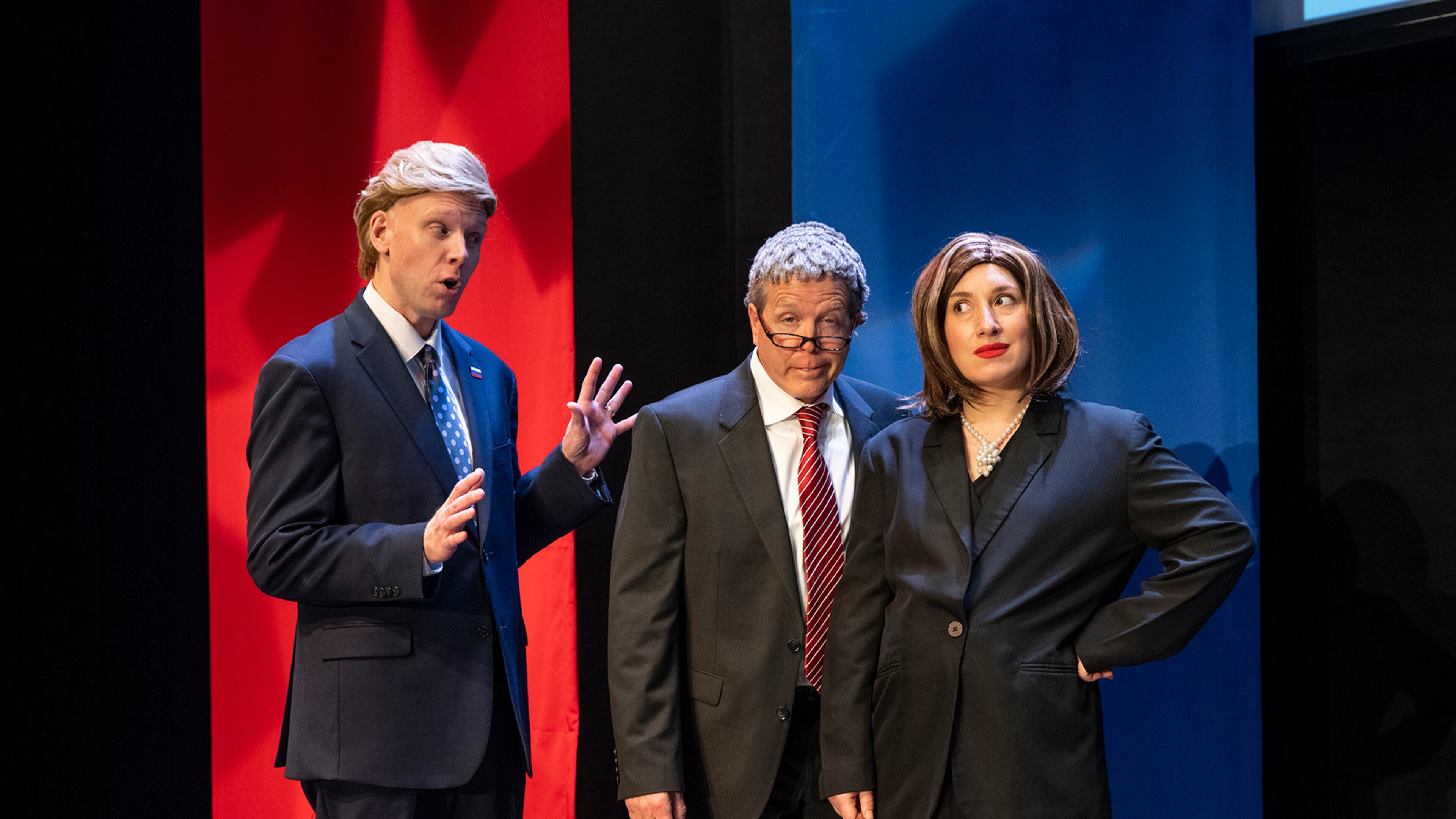 Capitol Fools, a group that mocks politicians through satirical songs, comes to the Rialto Center for the Arts on Sept. 21. Courtesy of Michael Brosilow