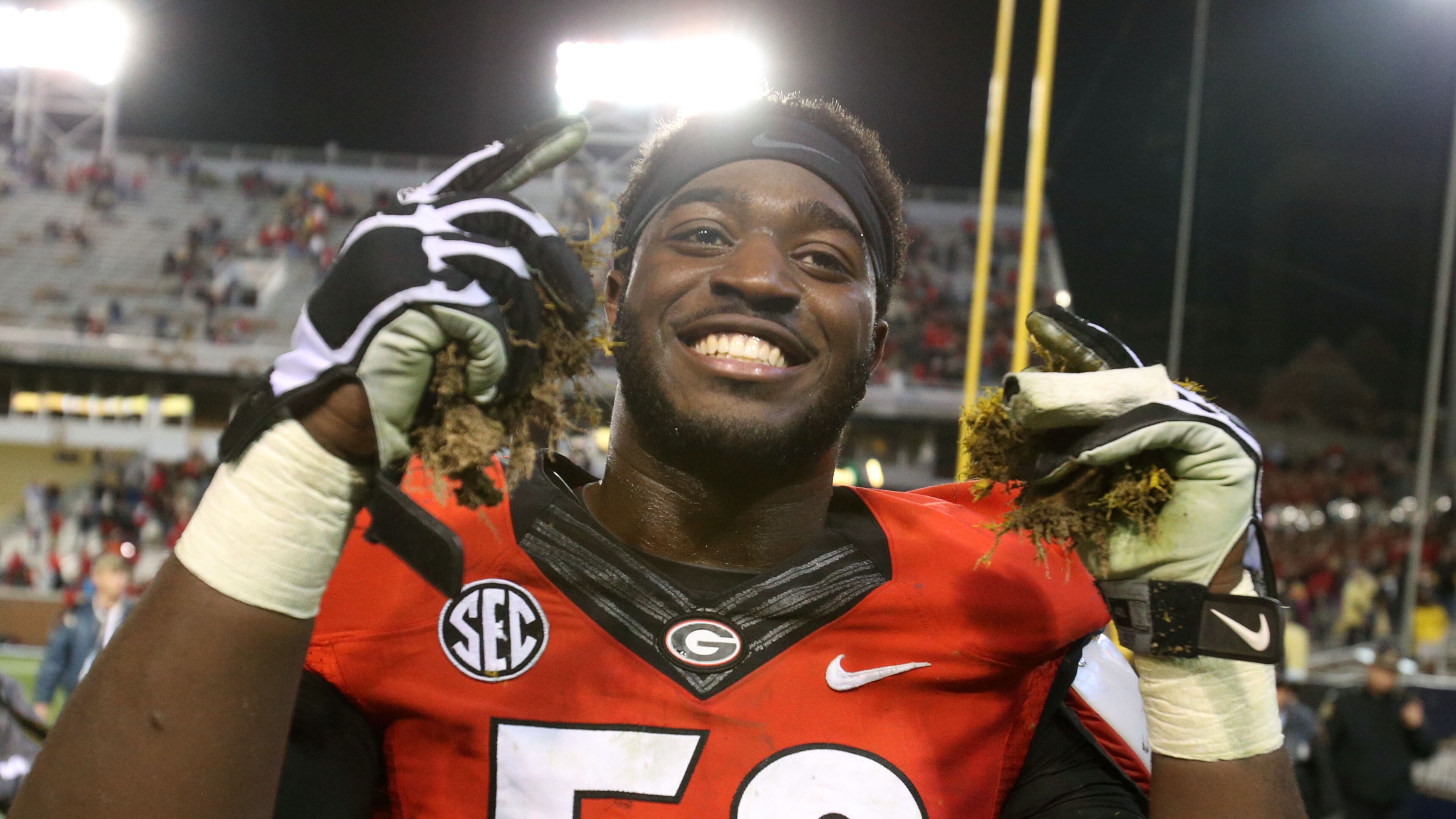 Georgia defensive end Sterling Bailey was injured Saturday, but he said Thursday is “perfectly fine.”