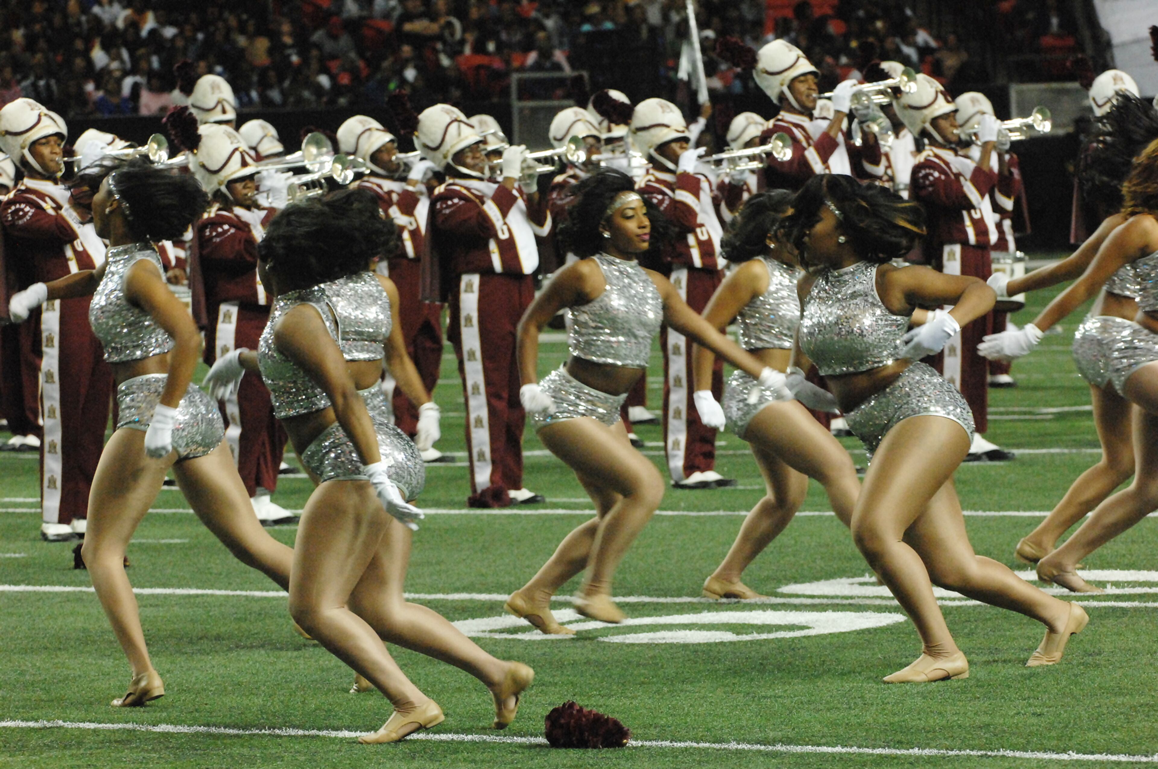 012817 The Alabama A&M dance team performs with the band. Battle of the Bands at the Georgia Dome in Atlanta.
W.A. Bridges Jr. special