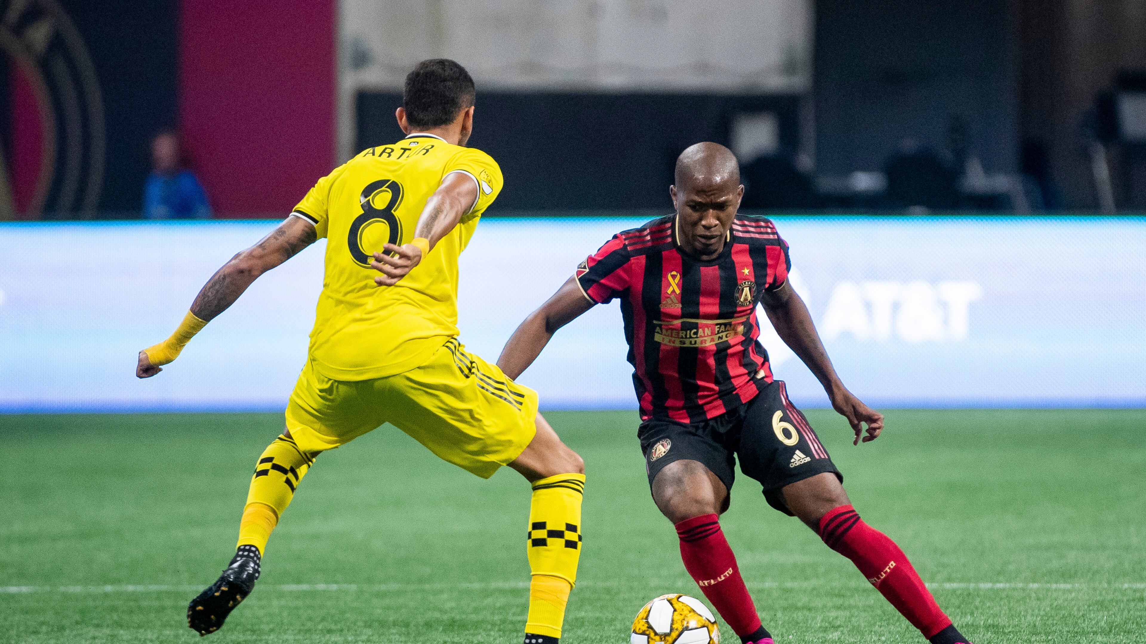 Images from the match between Atlanta United and Columbus Crew at Mercedes-Benz Stadium in Atlanta, Georgia on Saturday, September 14, 2019. (Photo by Logan Riely/Atlanta United)