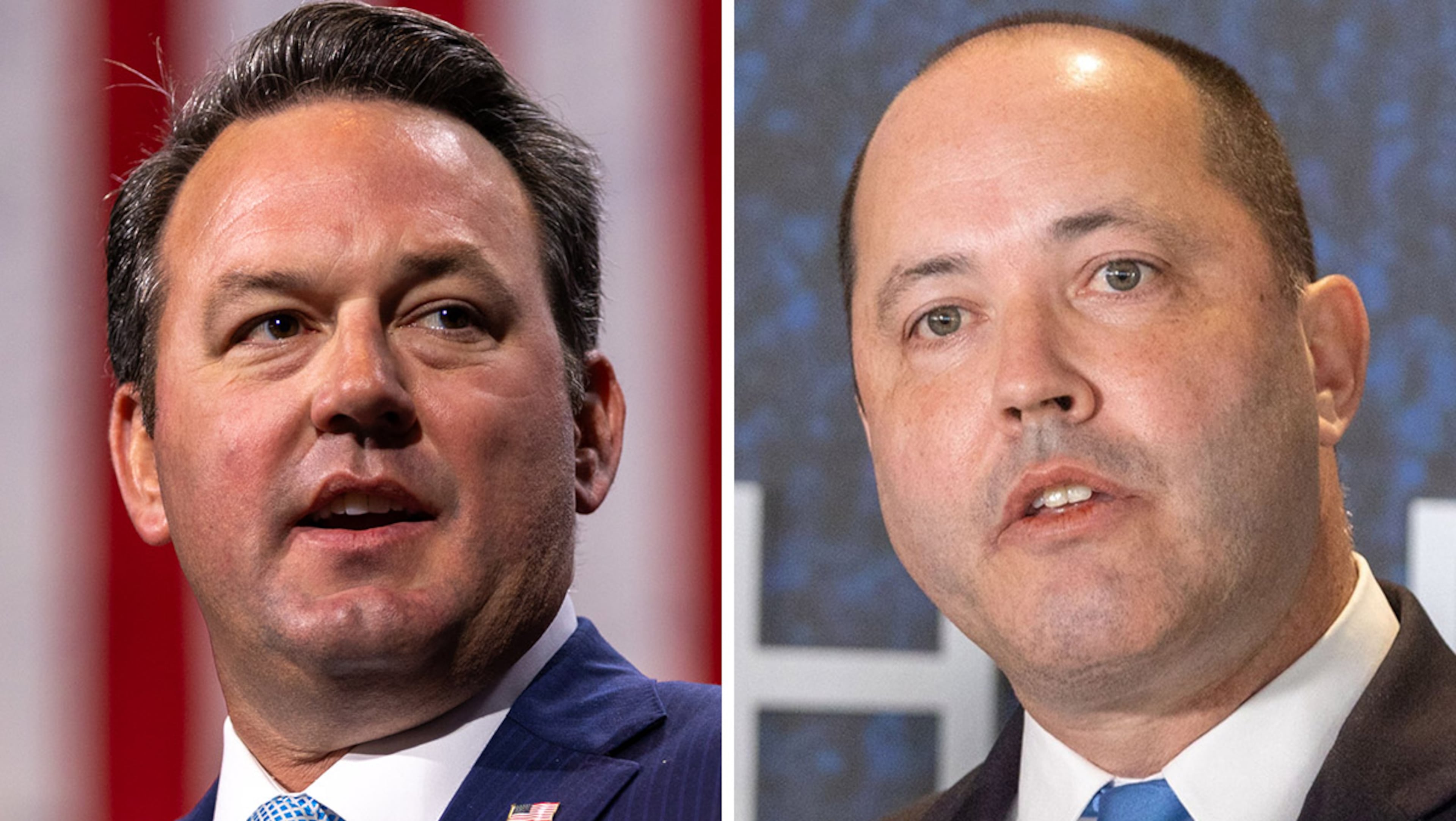 Lt. Gov. Burt Jones (left) and Attorney General Chris Carr are expected to battle one another in the 2026 GOP primary for governor.