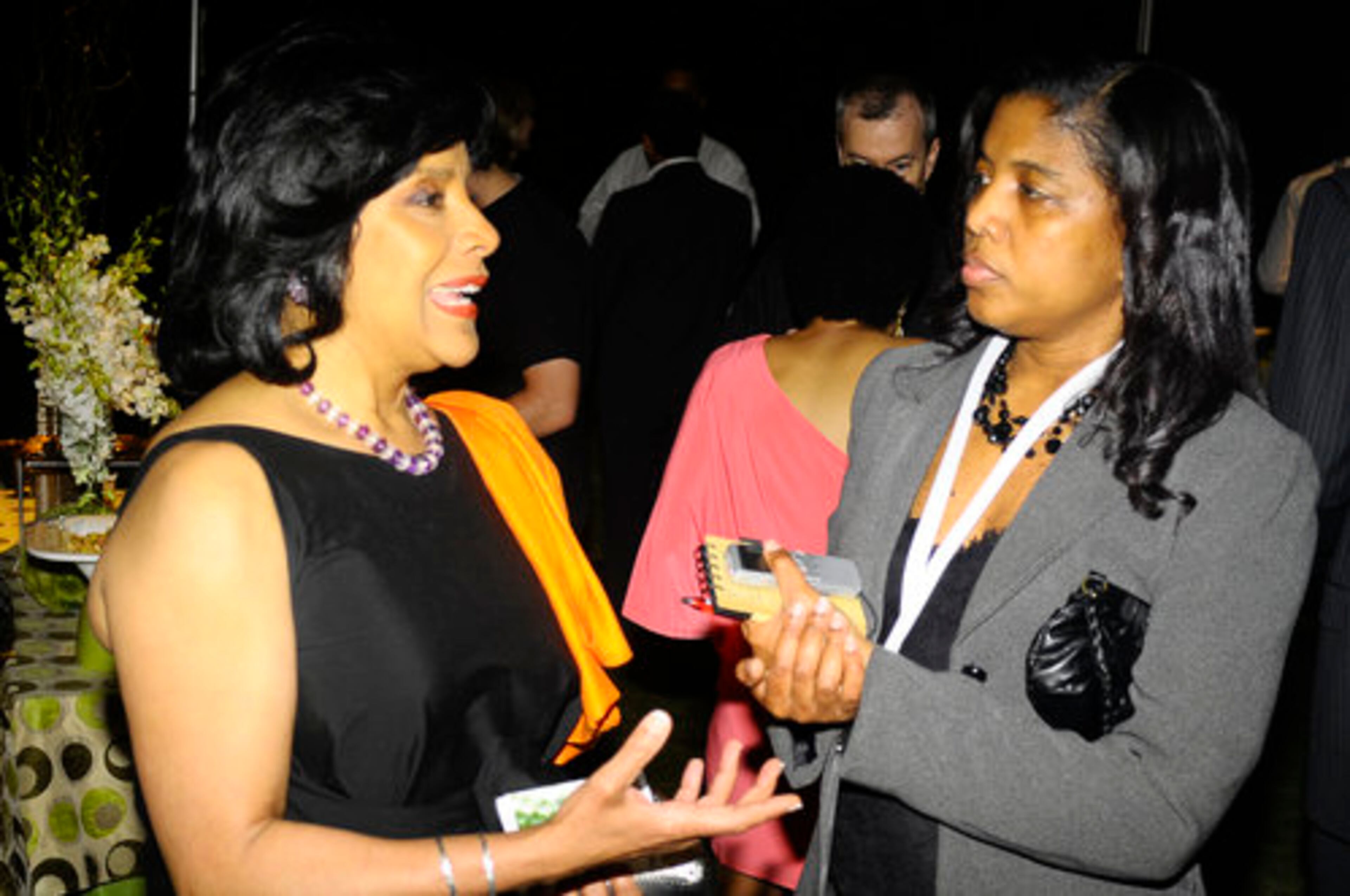 Actress Phylicia Rashad is interviewed by writer LaJenine Wilson.
