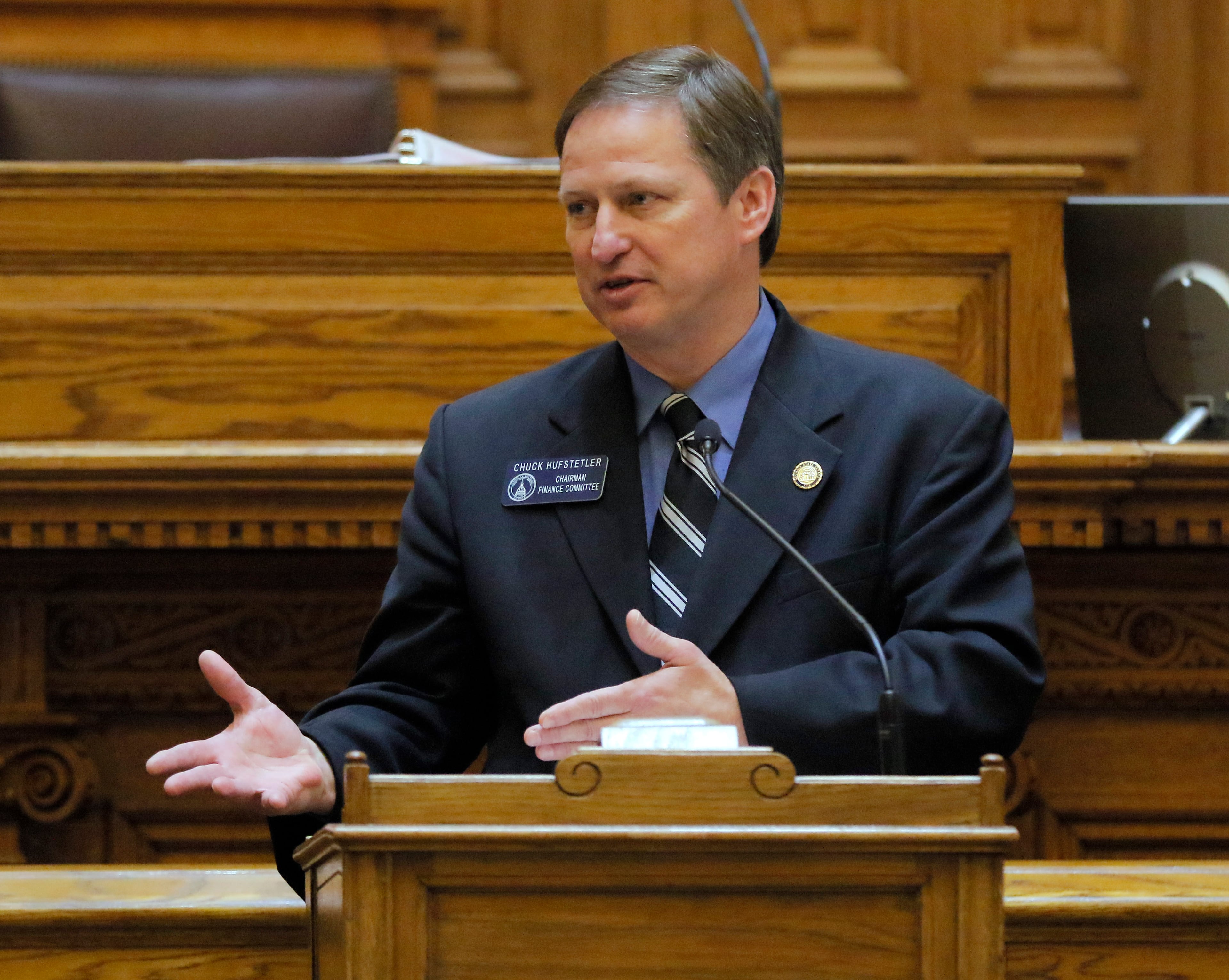 Senate Finance Chairman Chuck Hufstetler, R-Rome. BOB ANDRES /BANDRES@AJC.COM