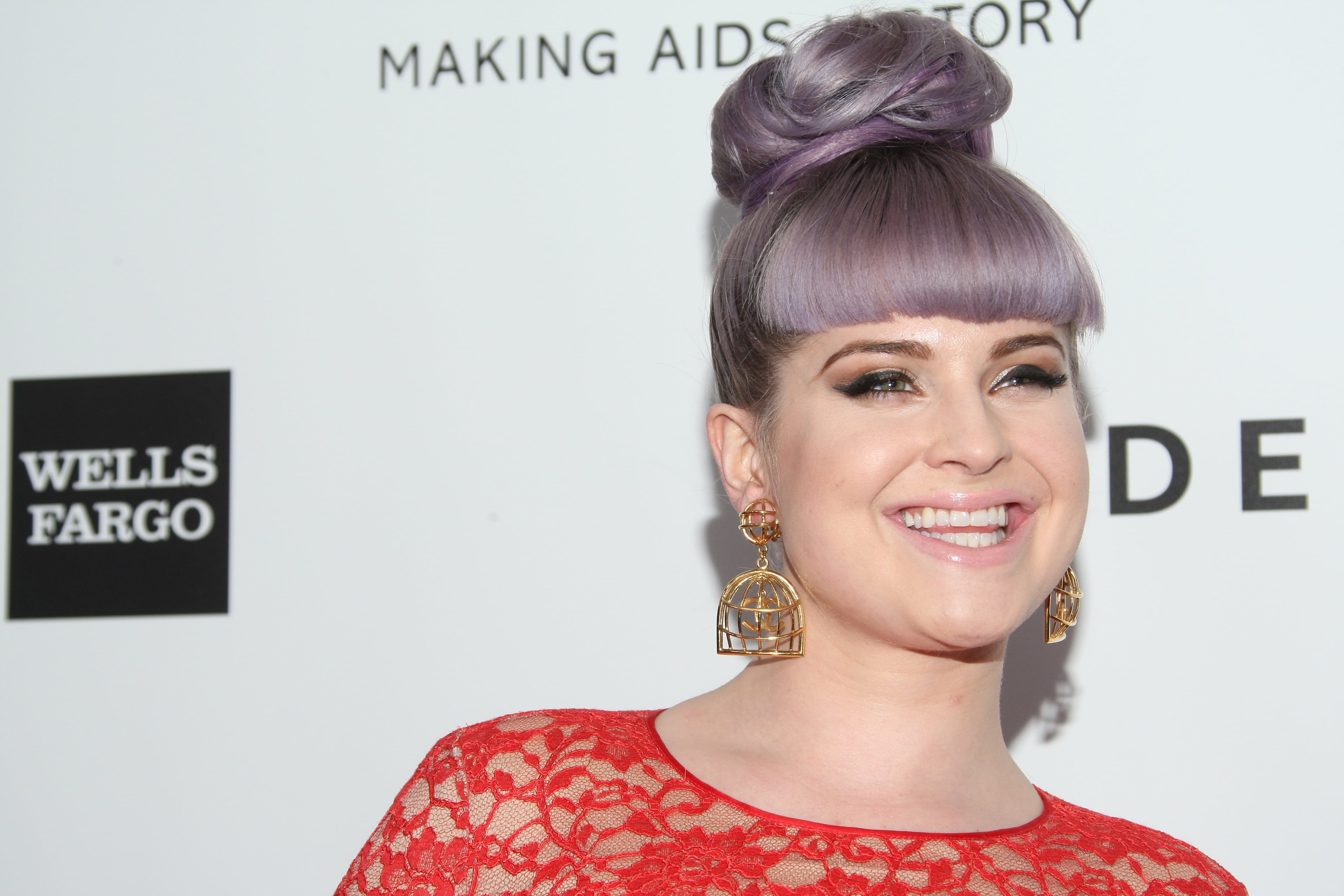 TV personality Kelly Osbourne attends the 2013 amfAR Inspiration Gala Los Angeles at Milk Studios on December 12, 2013 in Los Angeles, California.
