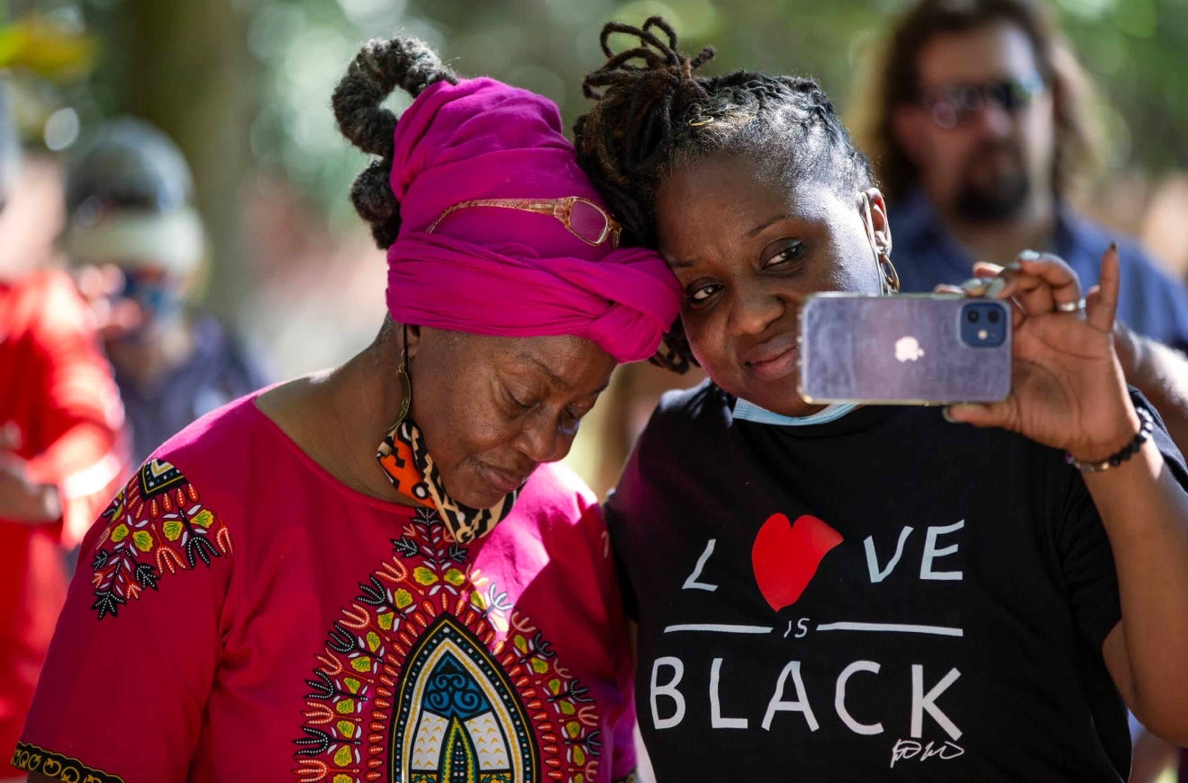 A scene from "Acts of Reparation," a film by Selina Lewis Davidson and Macky Alston that examines the painful legacy of the past on the present in their documentary about reparations for victims of American slavery. (Courtesy of Atlanta Film Festival)