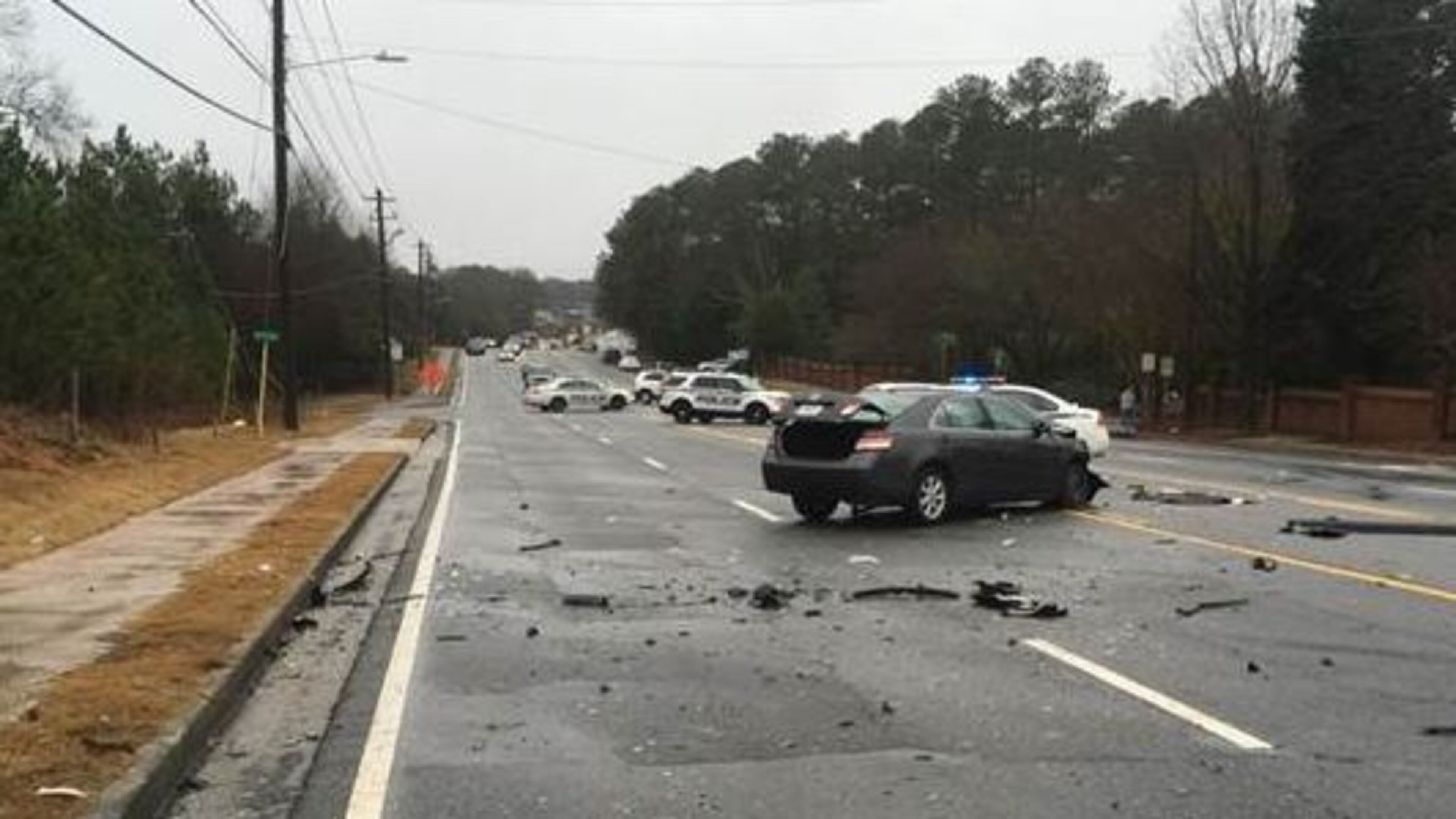A Lilburn man was killed in a crash on Lawrenceville Highway near Tucker, Gwinnett County police said.