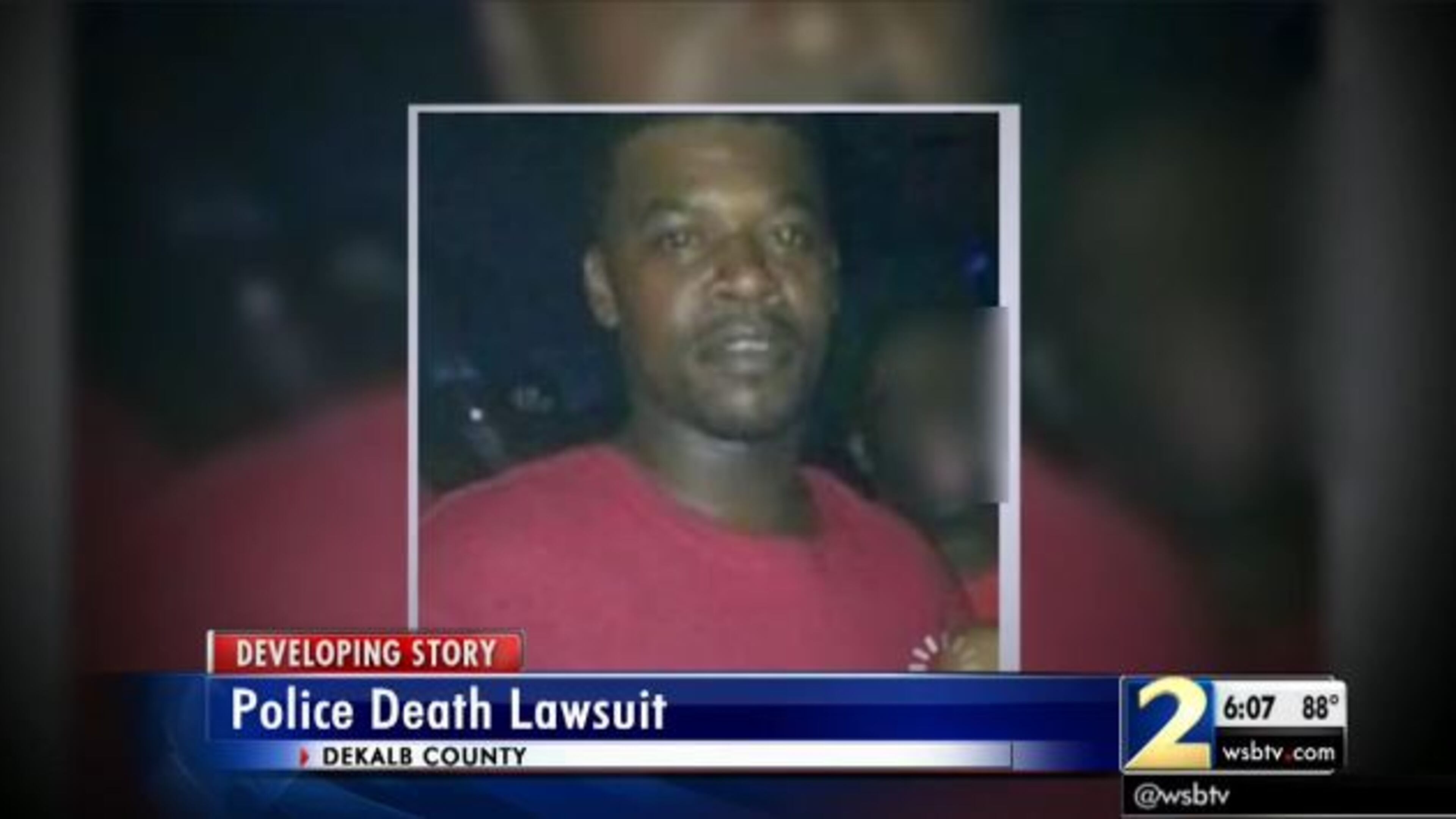 Troy Lee Robinson was tasered by DeKalb County police as he was on a wall. He fell and died from his injuries. (no description)