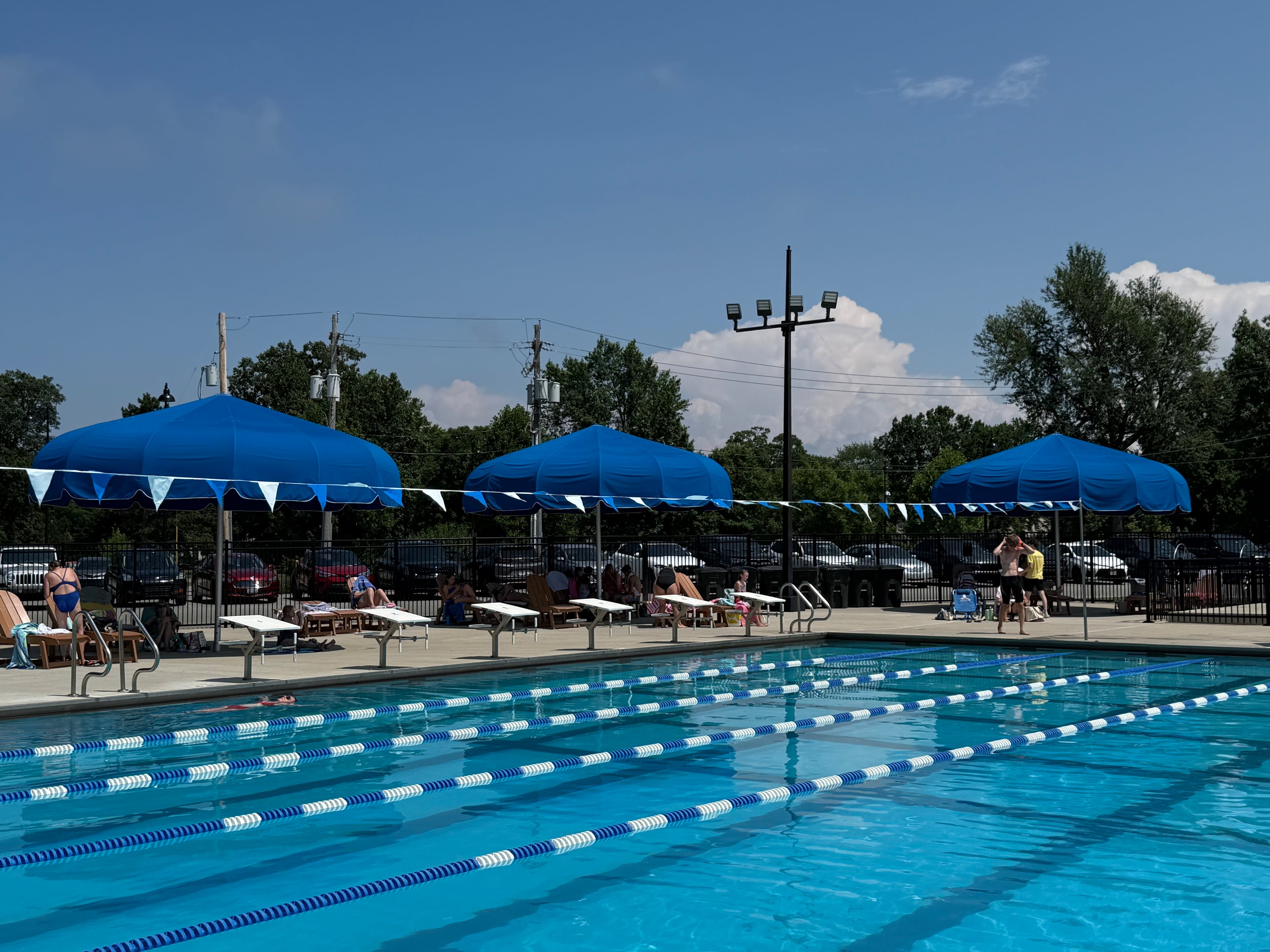 Swimming combines rhythmic movement, controlled breathing and the calming effects of water. (Courtesy of Patricia Neligan)