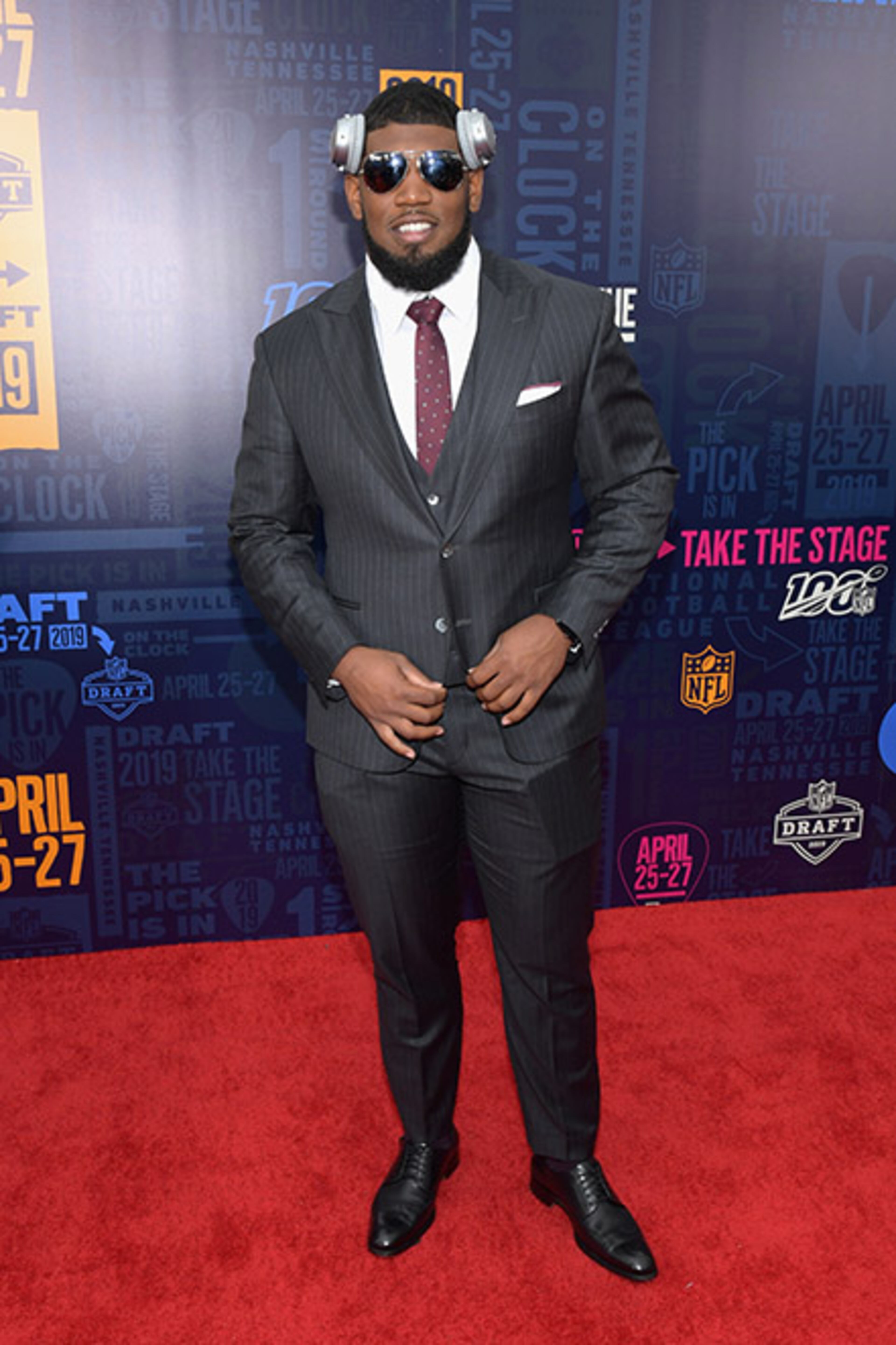 Ed Oliver attends the 2019 NFL Draft on April 25, 2019 in Nashville, Tenn.