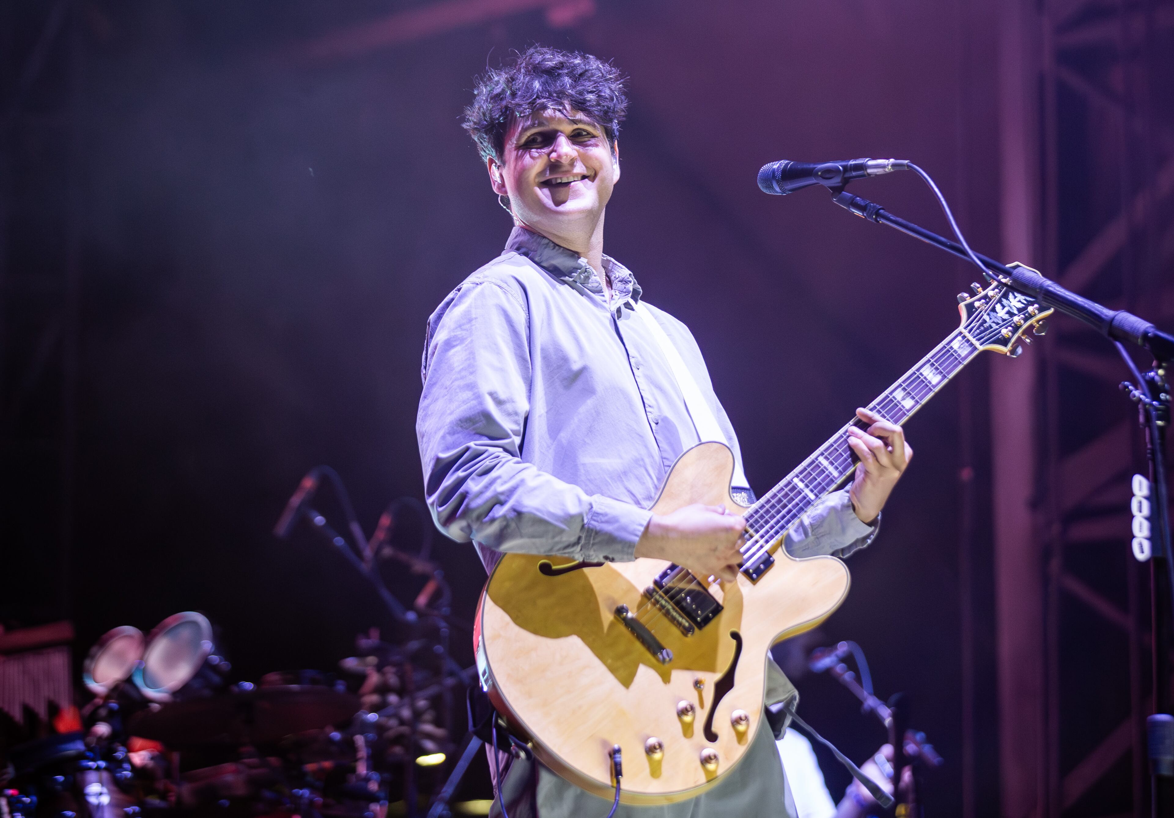 Atlanta, Ga. — Indie rockers Vampire Weekend played a set full of hits for the crowd on Sunday evening, Sept. 21, 2025, at Piedmont Park. (RYAN FLEISHER FOR THE ATLANTA JOURNAL-CONSTITUTION)