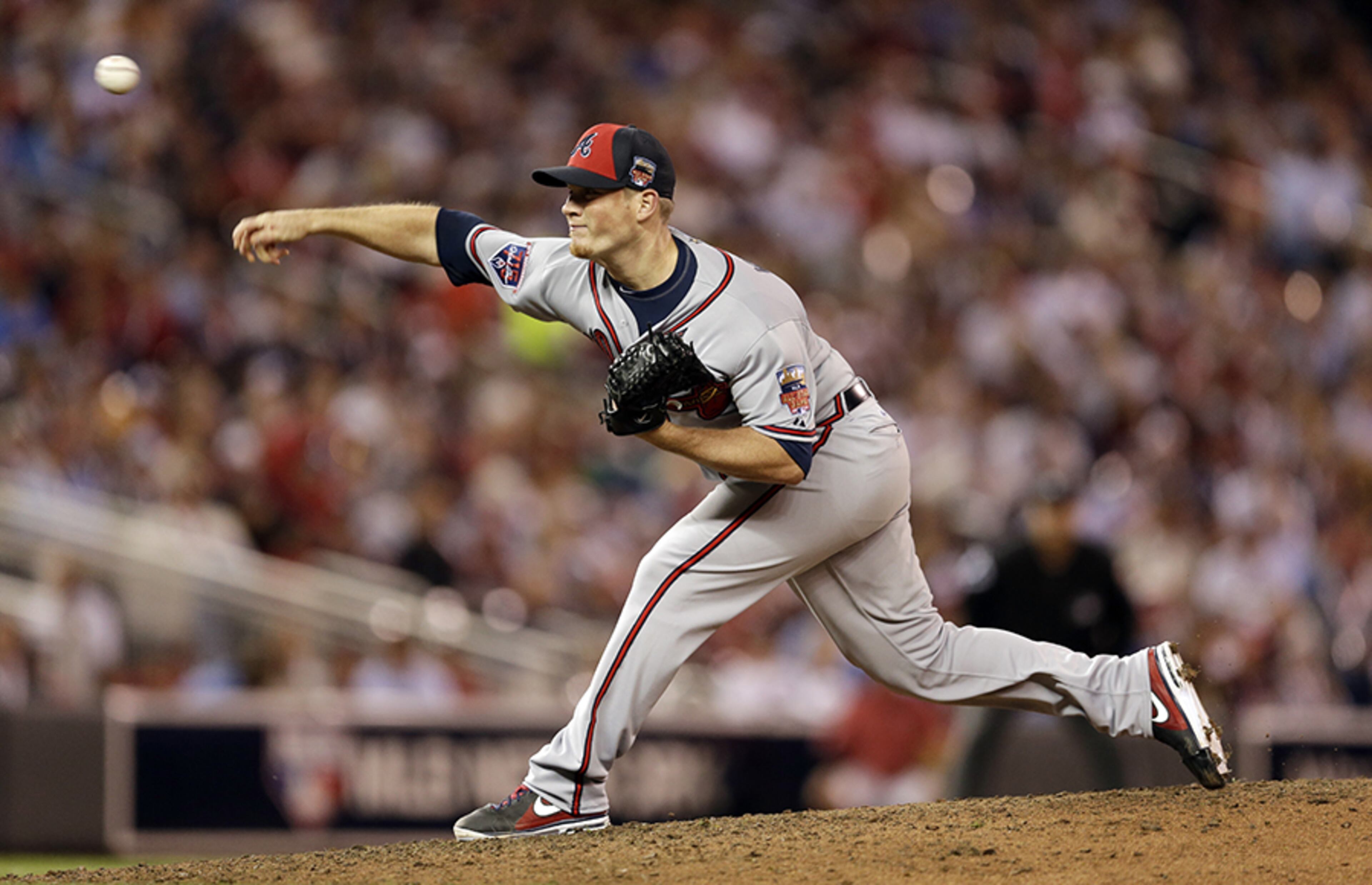 Atlanta Braves closer Craig Kimbrel struck out the side in the seventh inning of the 85th All-Star Game at Target Field in Minneapolis.