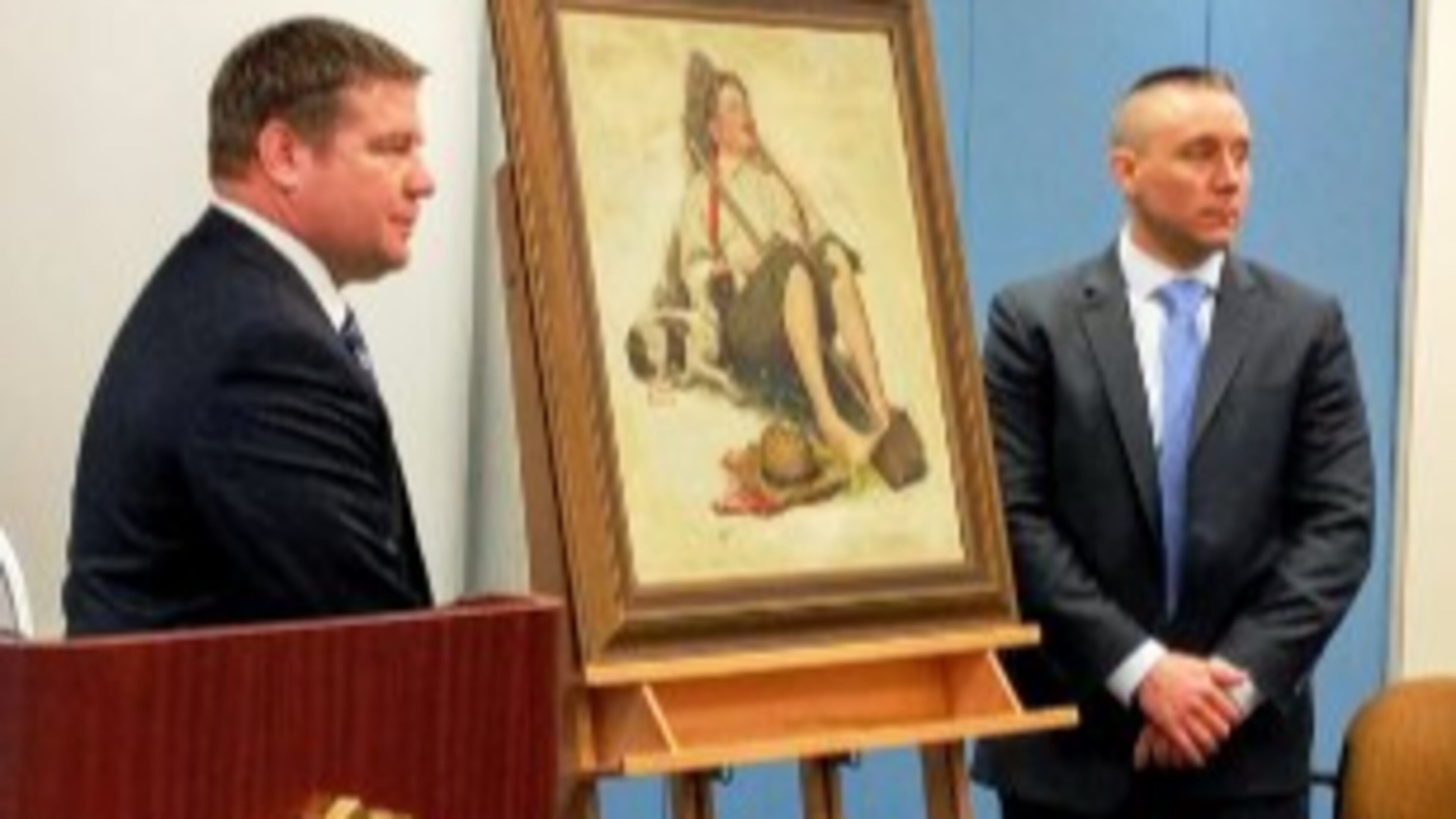 A Norman Rockwell painting stolen from a family more than 40 years ago was returned to them Friday. (Photo: Federal Bureau of Investigation/Twitter)