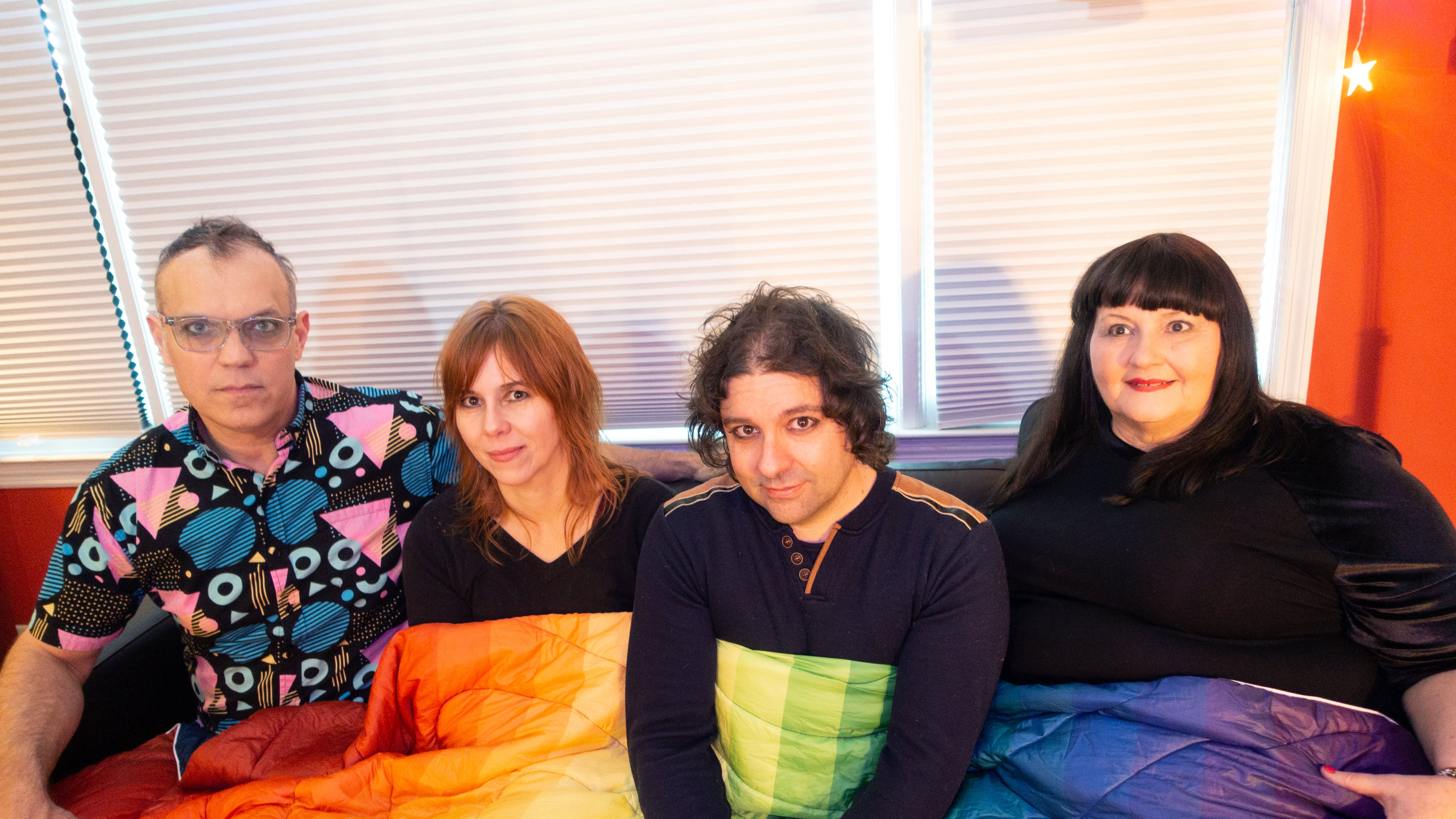 Pylon Reenactment Society is Gregory Sanders (from left), Kay Stanton, Jason NeSmith and Vanessa Briscoe Hay.