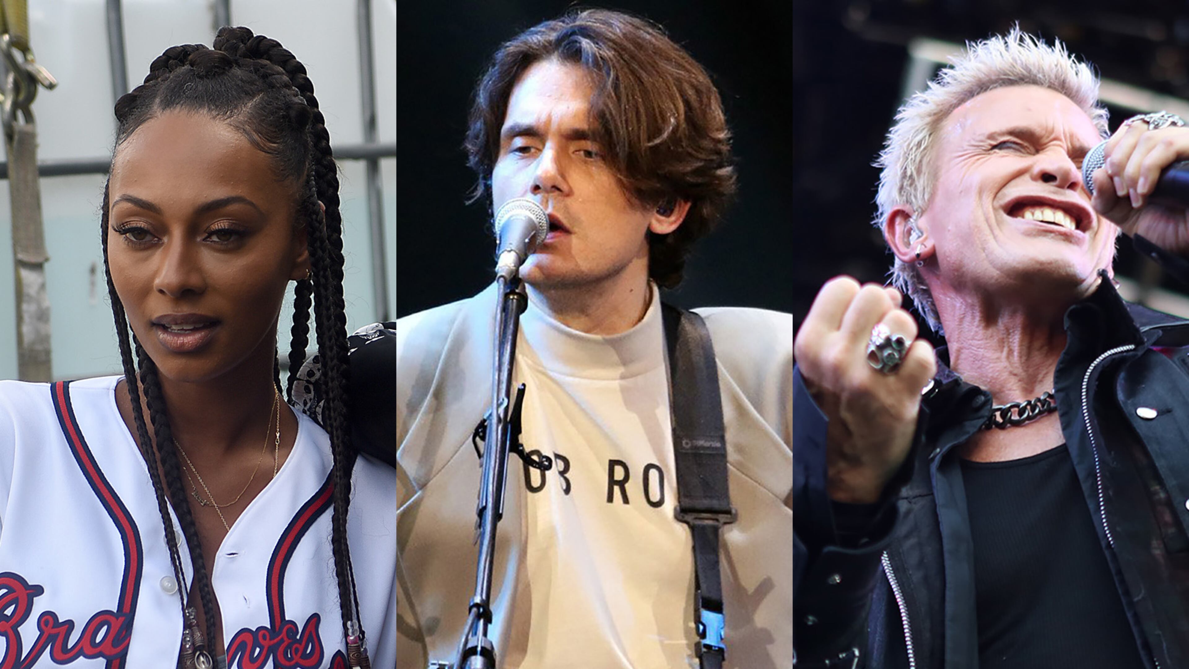 Keri Hilson will be performing at an upcoming Hawks game. Both John Mayer and Billy Idol have concerts this year in Atlanta. AJC FILE PHOTOS